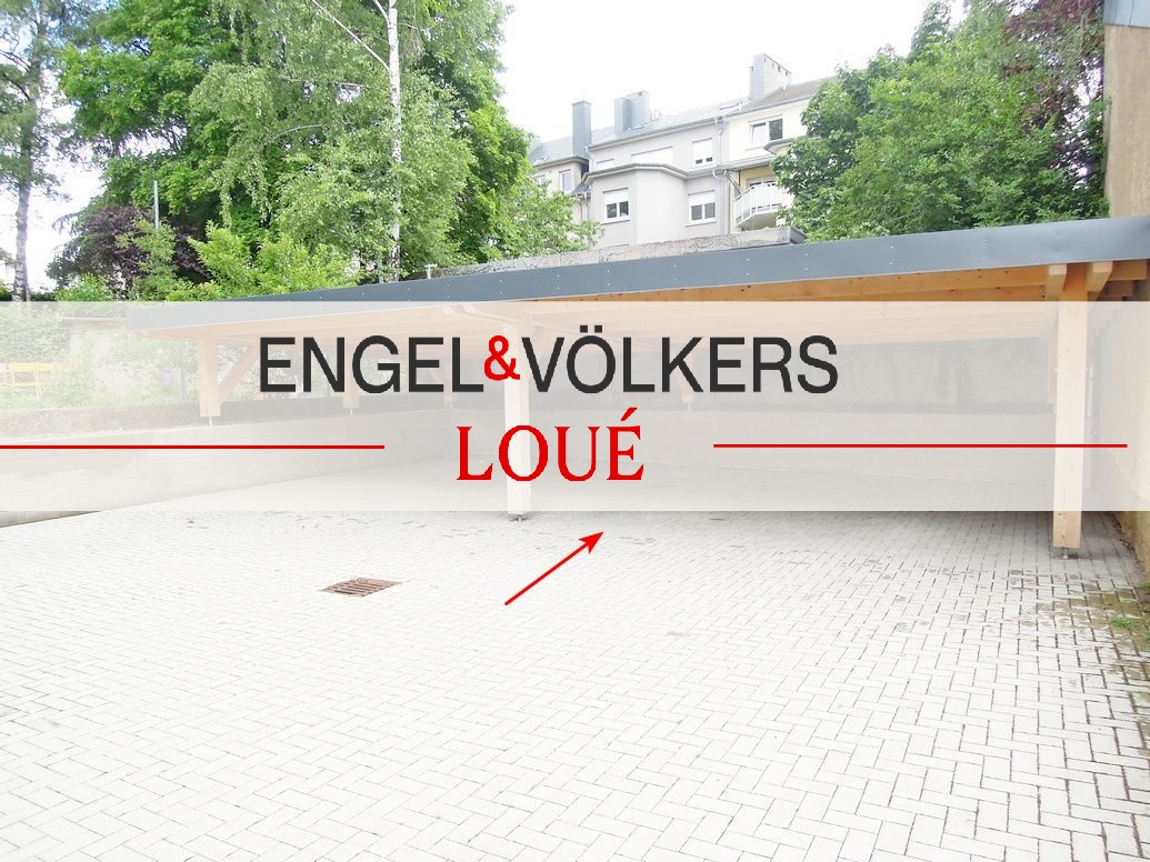 Rental - Parking ideally located in Limpertsberg