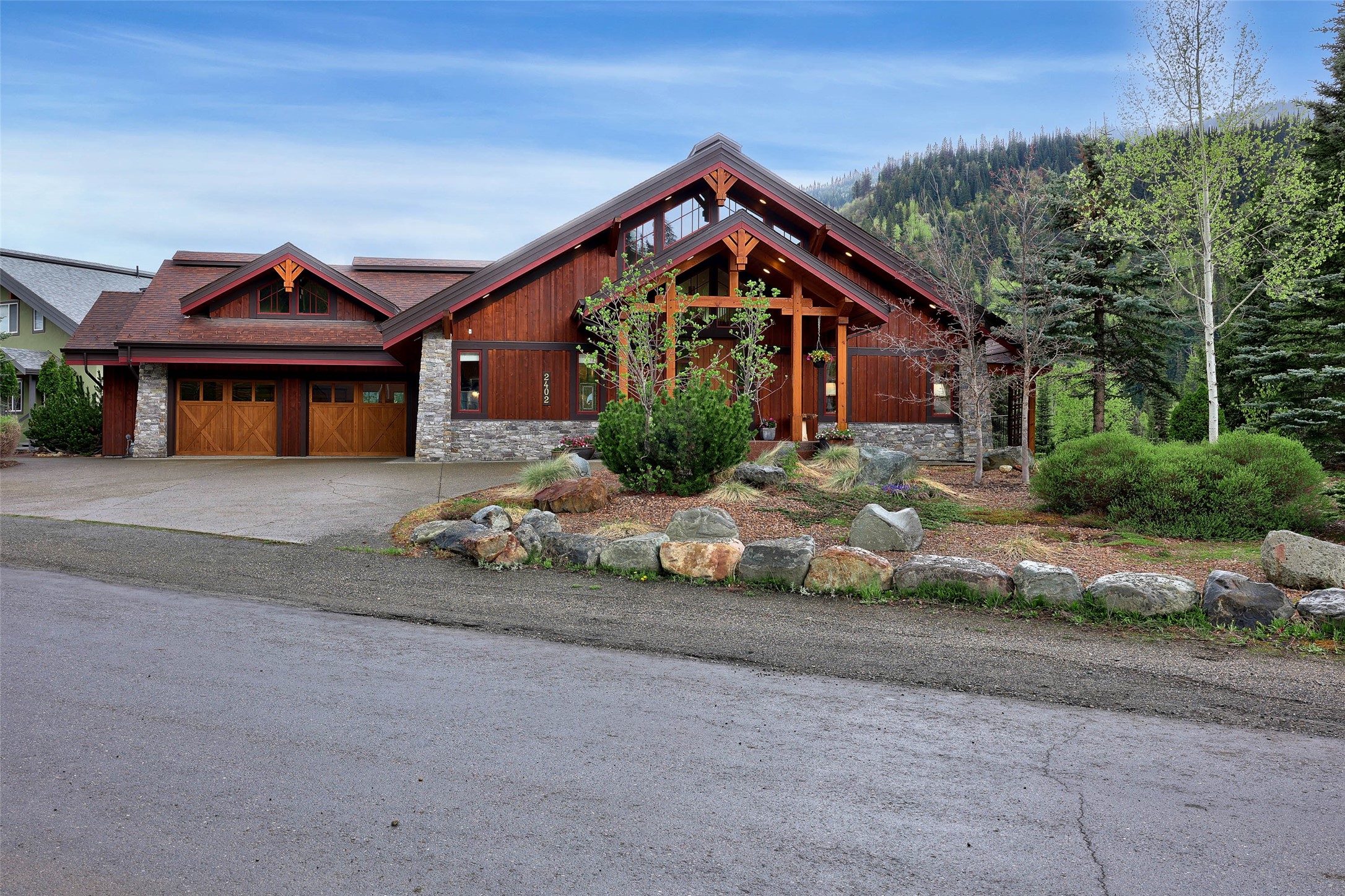 Architecturally Striking Creek-Side Residence