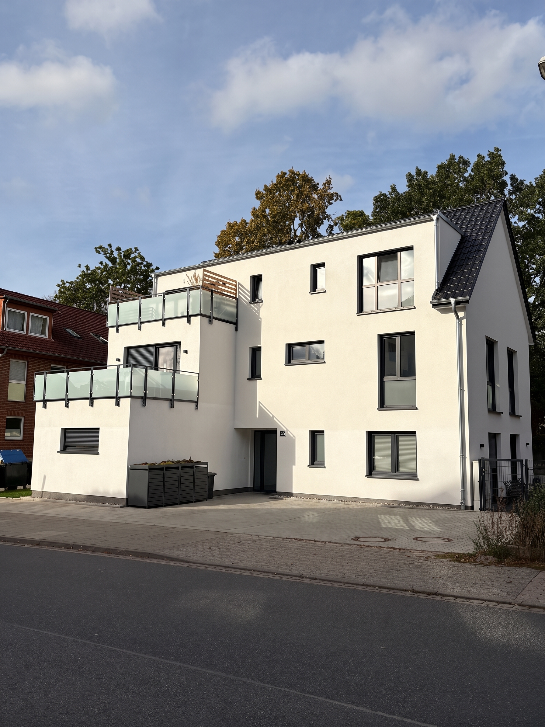Moderne 2-Zimmer-Neubauwohnung mit Terrasse [KI-modifiziert]