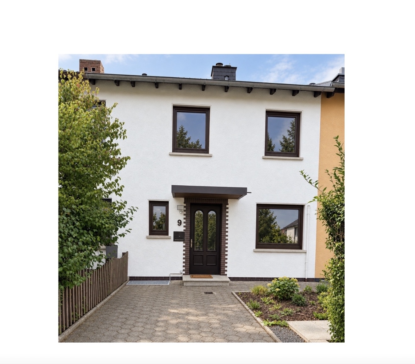Gemütliches Reihenhaus mit Terrasse und Garten in Neuhof