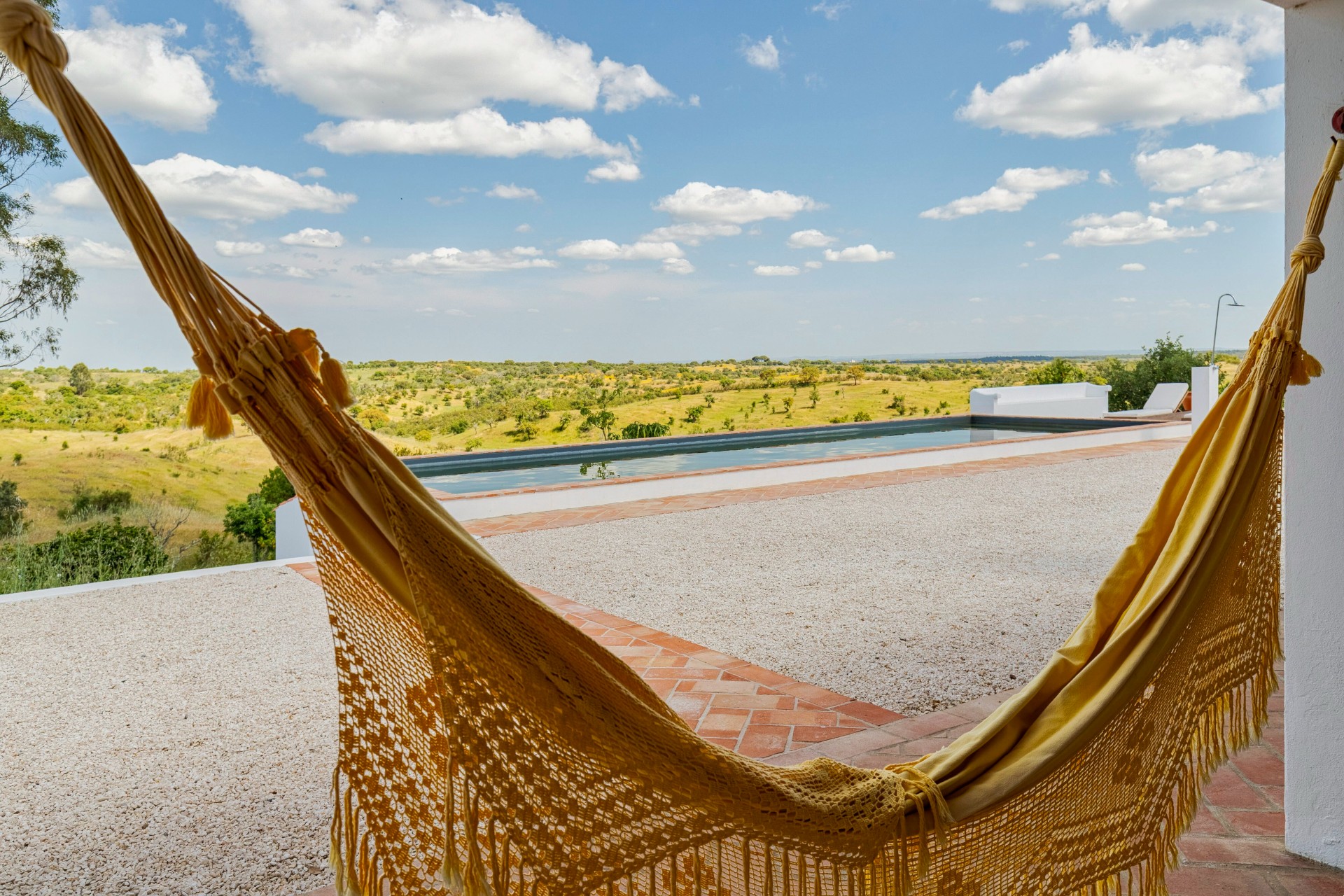 Herdade com piscina e vista para a Serra de Grândola