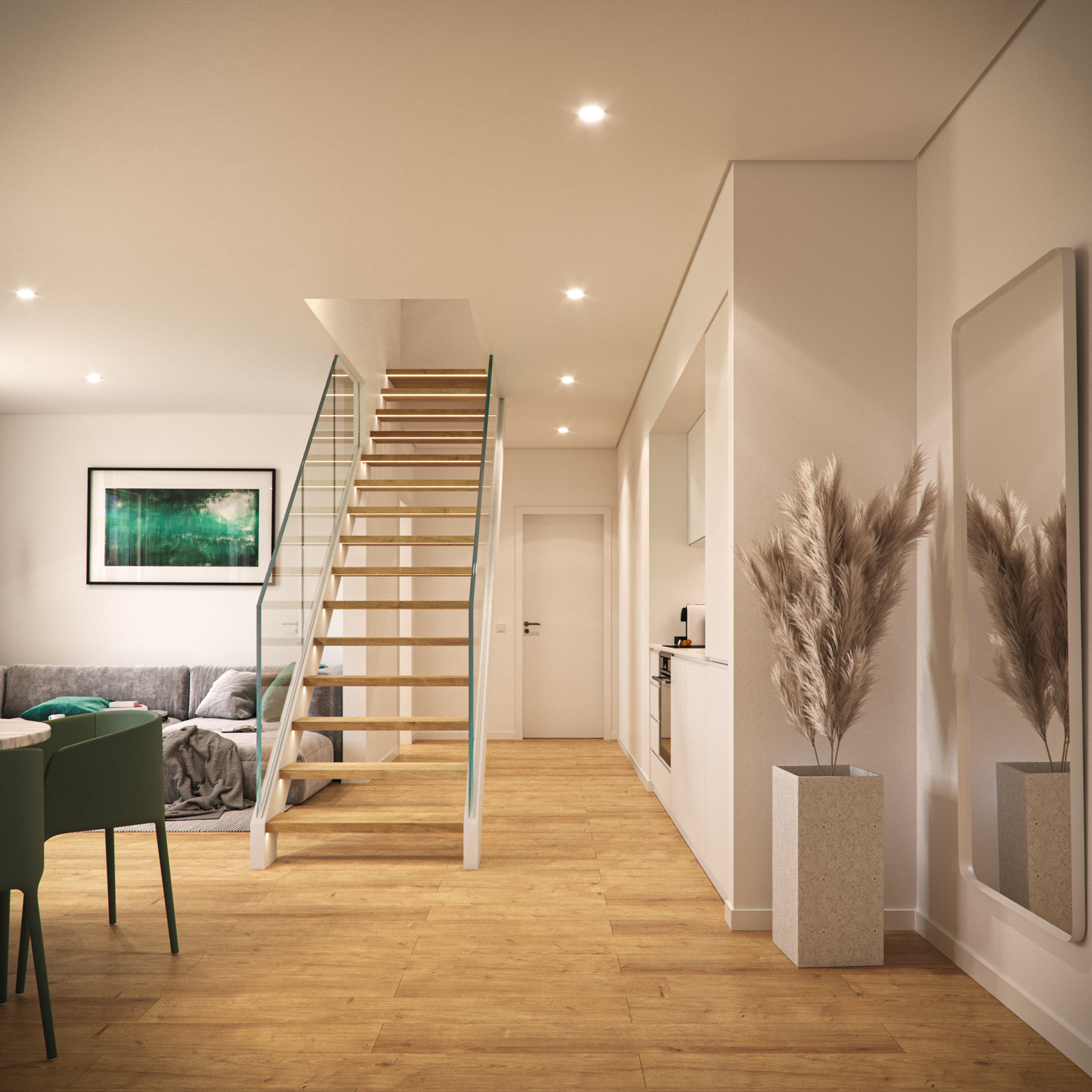 New 2-Bedroom Duplex w/ Garage & City View