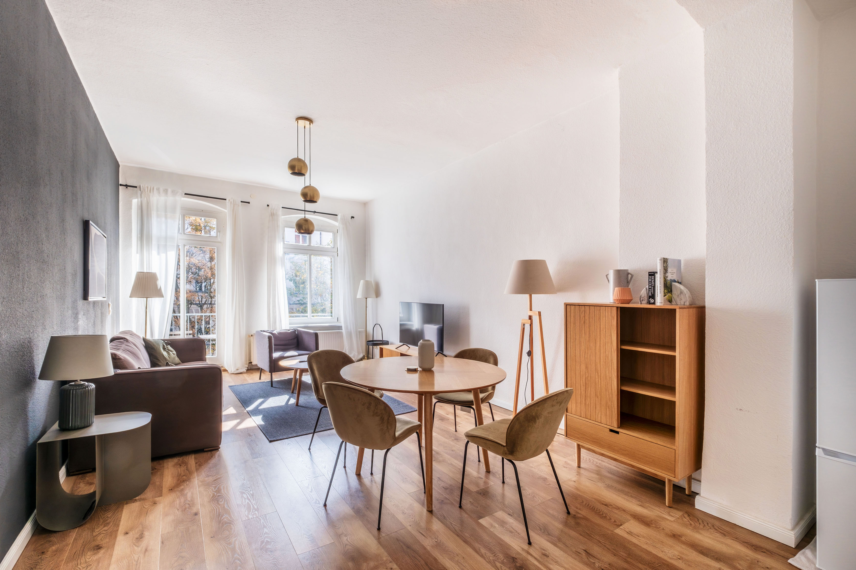 Helle 3-Zimmer-Wohnung am Volkspark Friedrichshain