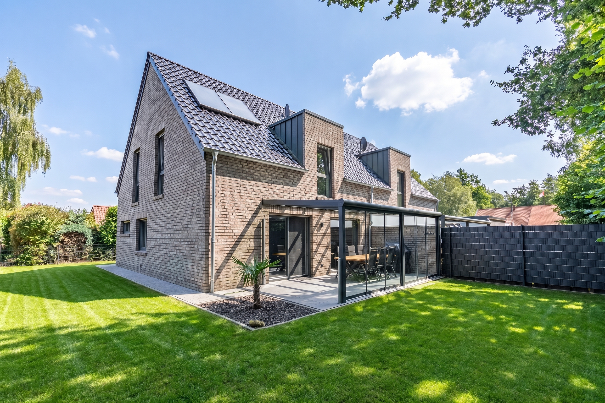 Attraktive Doppelhaushälfte - Modern, energieeffizient und komfortabel ! [AI-modified]