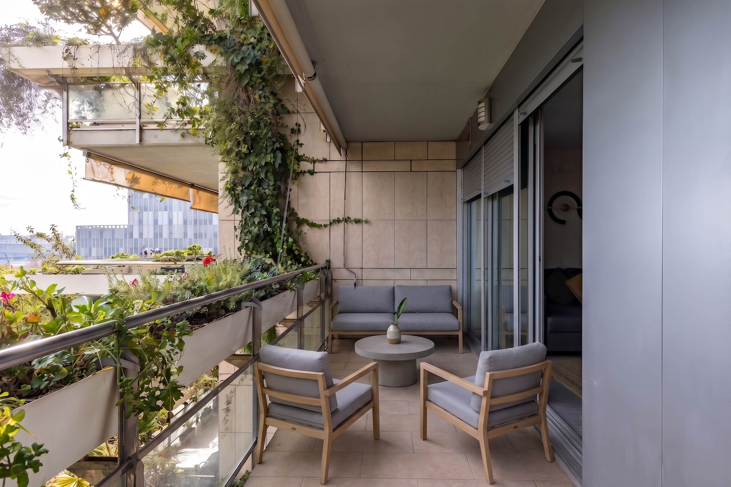Apartamento moderno con terraza y rápido acceso a Barcelona Próximo a Port Forum [Modificado por IA]