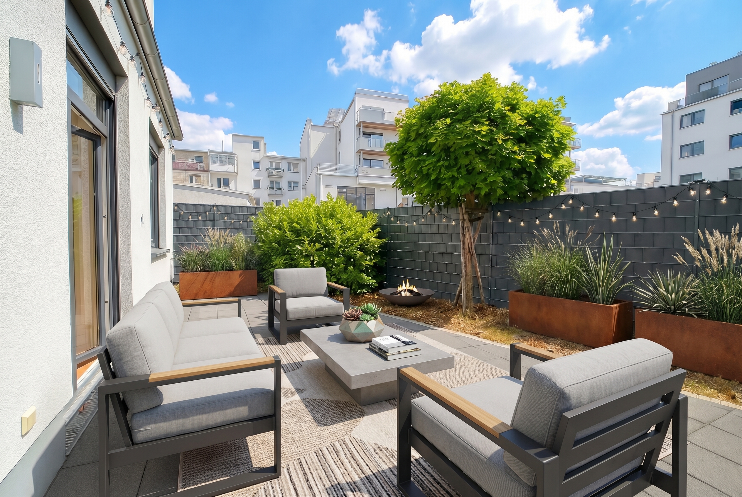 Neuwertige und zentral gelegene ETW mit Terrasse und Stellplatz!