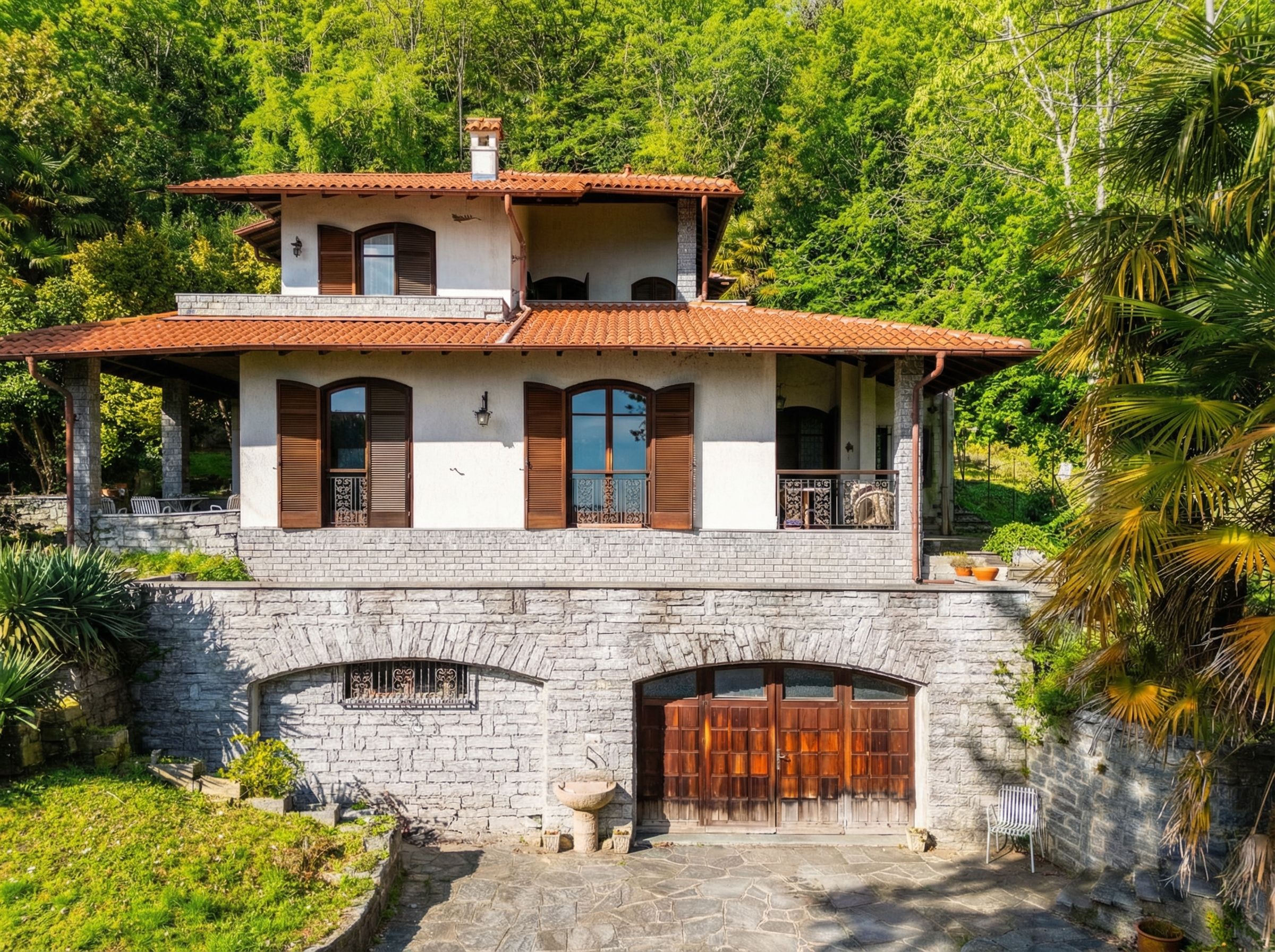Villa individuelle à Massino Visconti avec vue sur le lac