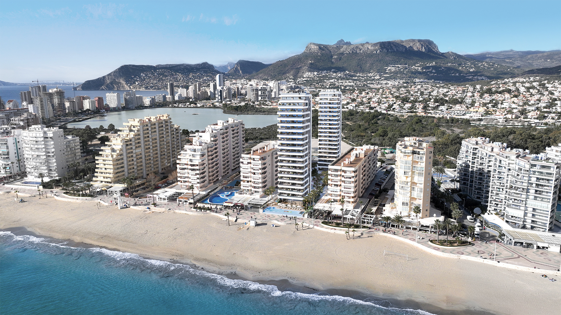 Neubauwohnung in erster Meereslinie in Calpe
