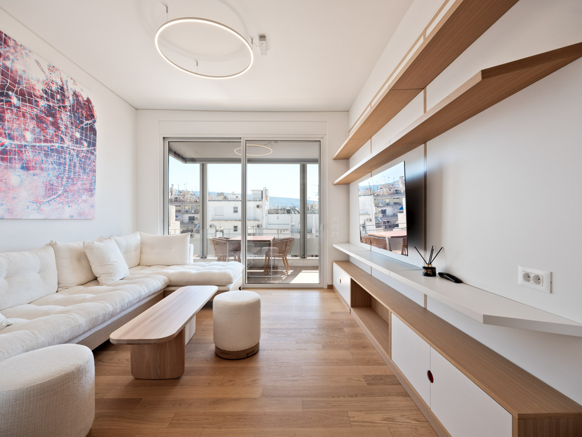 Luxurious furnished 78 sq.m. apartment with views of the Acropolis & Lycabettus Hill