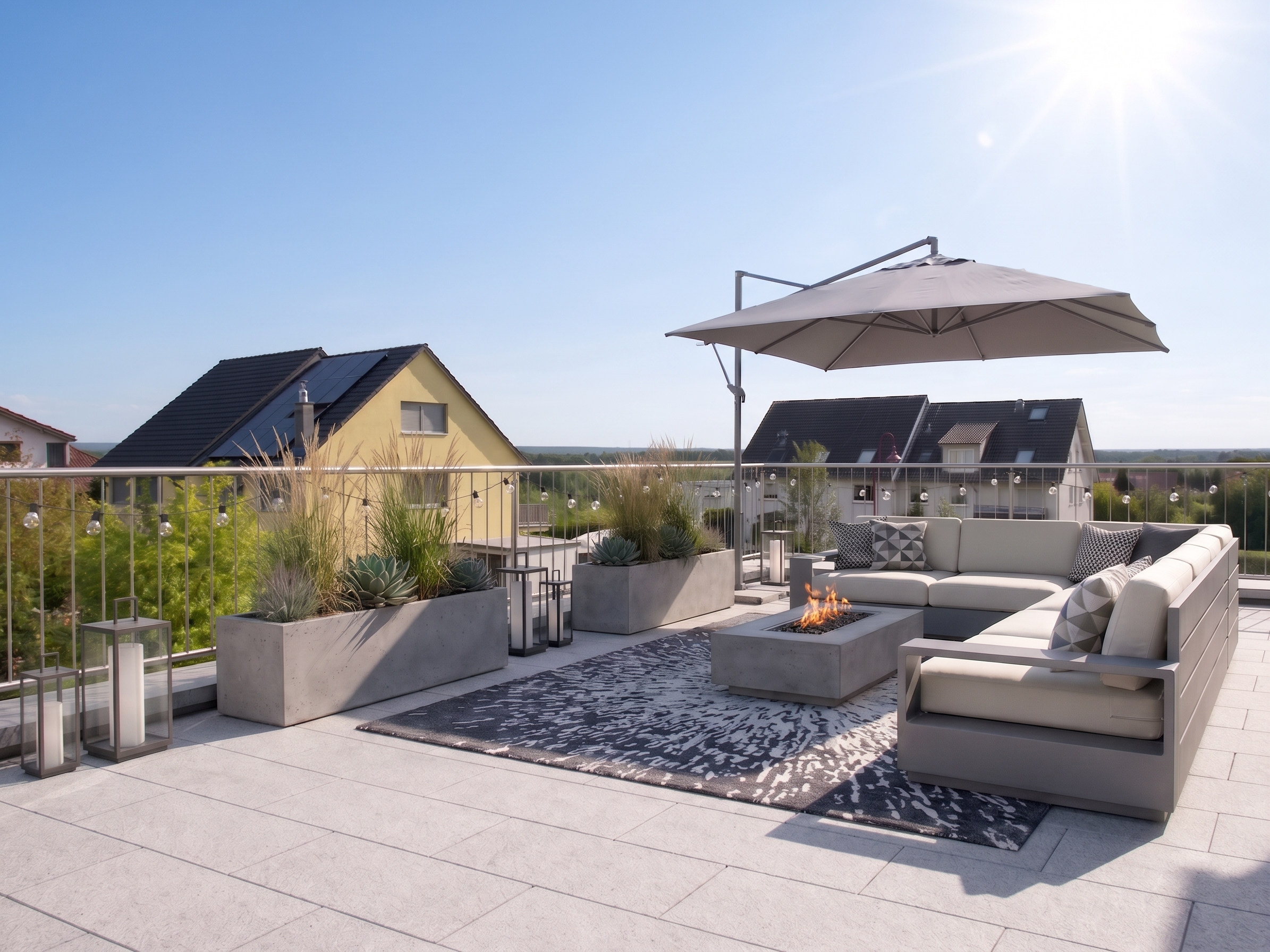 Traumhaft wohnen in Malsch – Exklusive Neubau-Maisonette mit Wohlfühlambiente [AI-modified]