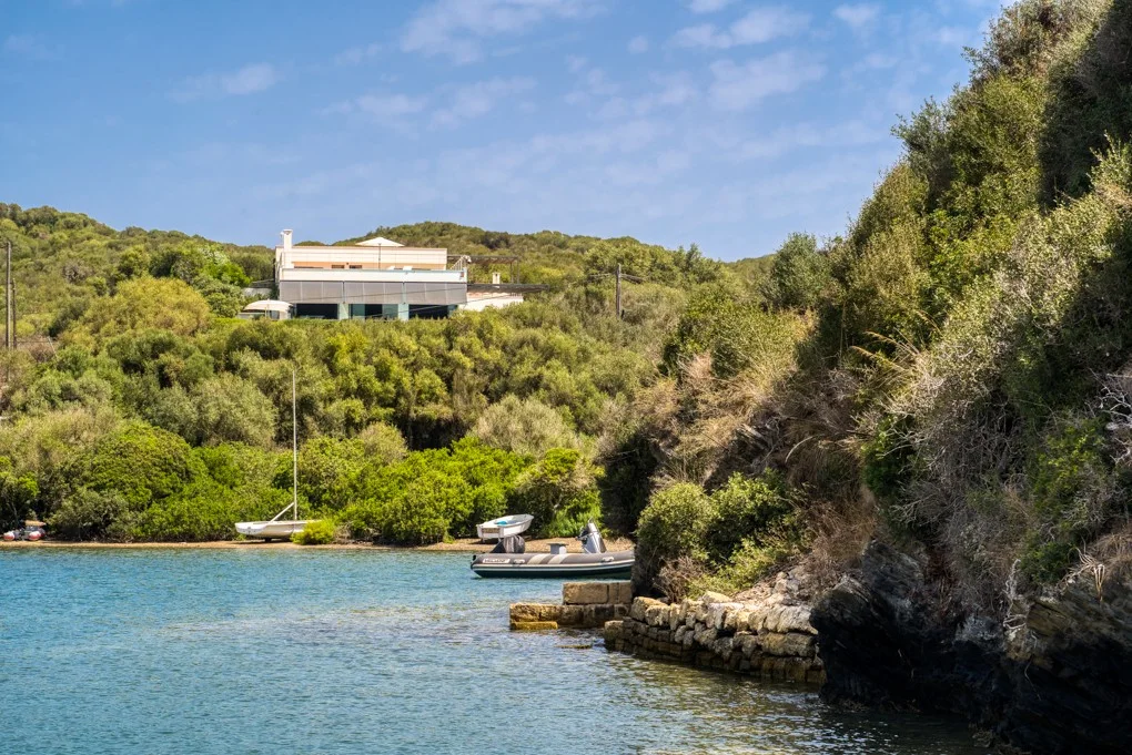 Spectacular house in Cala Partio overlooking the port of Mahon, Menorca