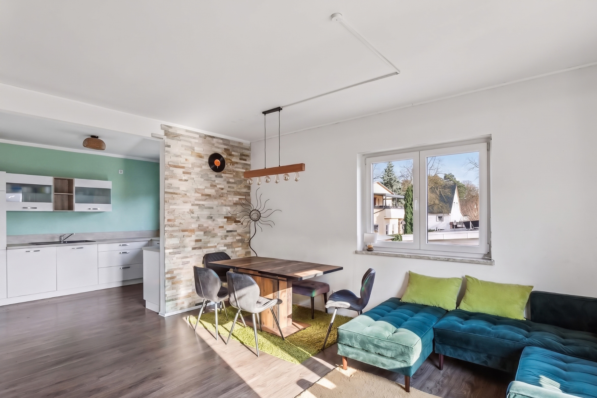 Hausgefühl im Grünen: Moderne 3-Zimmer-Wohnung im Zweifamilienhaus mit privatem Garten