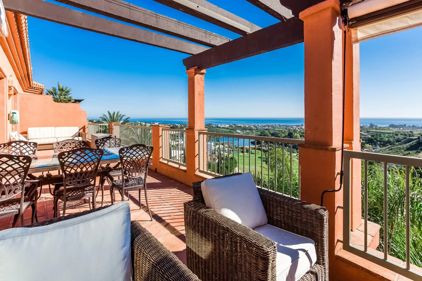Los Flamingos Golf Penthouse with Stunning Panoramic Golf and Sea Views