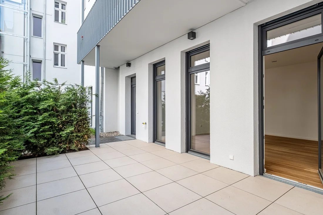 Neubau-Erstbezug im Arnimkiez - Ruhiges Wohnen mit Terrasse