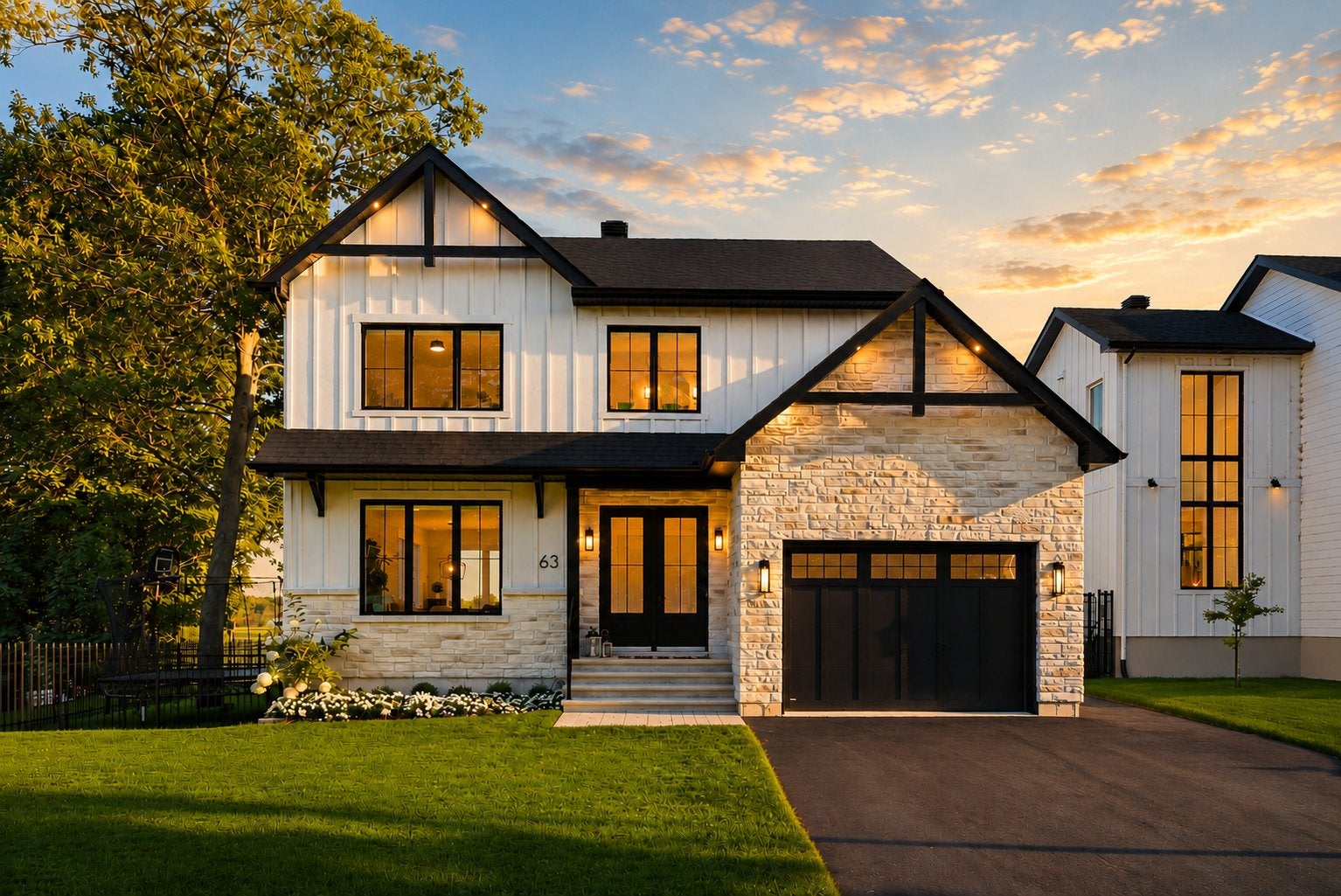 Open-concept living with no rear neighbours