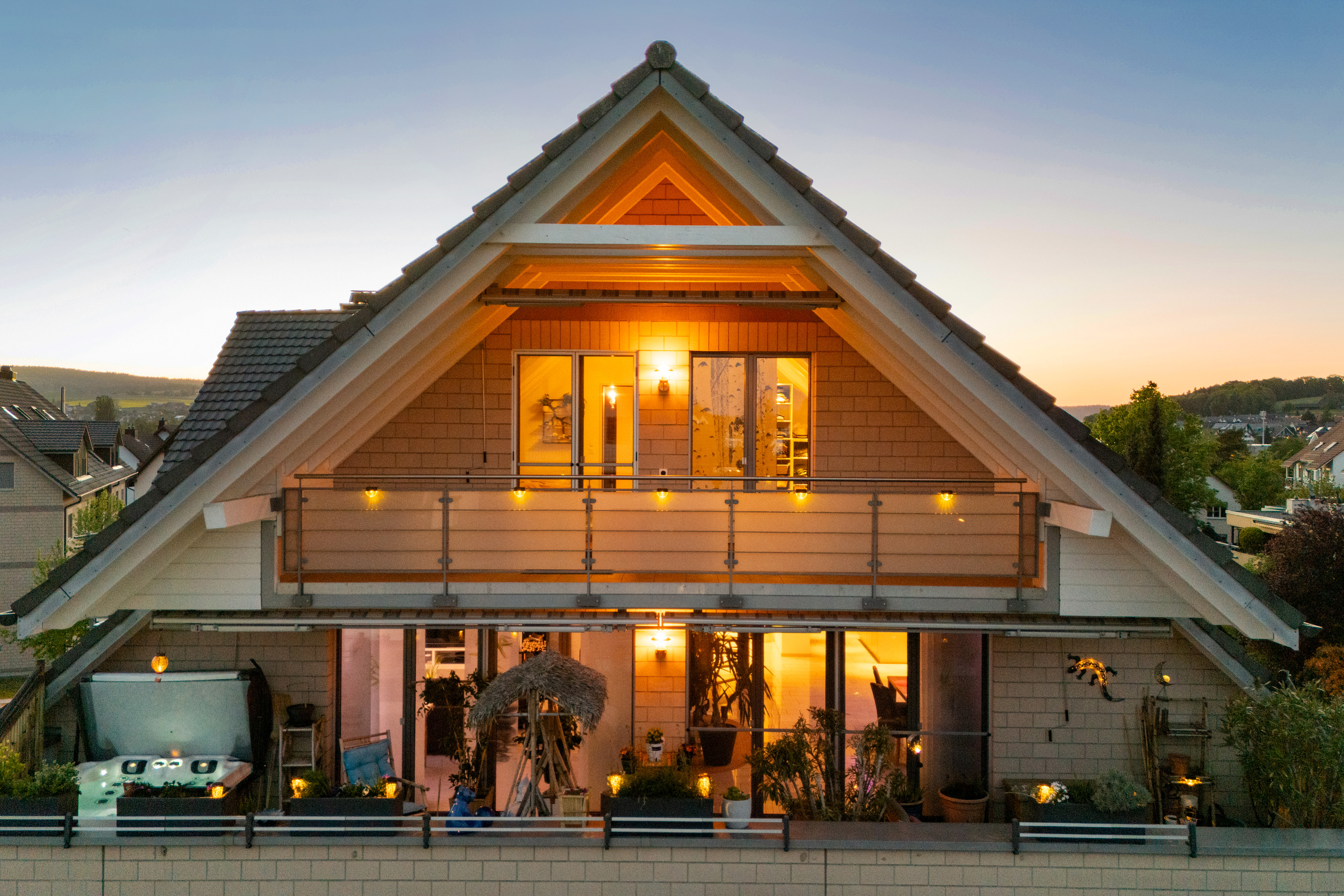 Living in style across two floors
