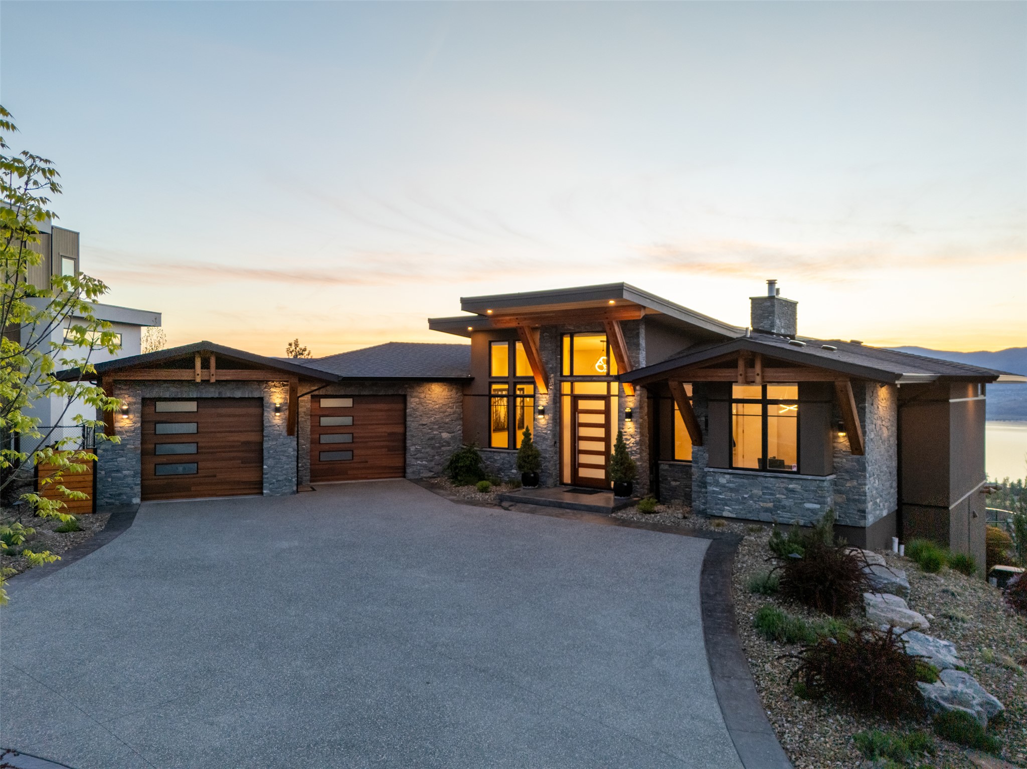 Custom built West Coast Contemporary home.