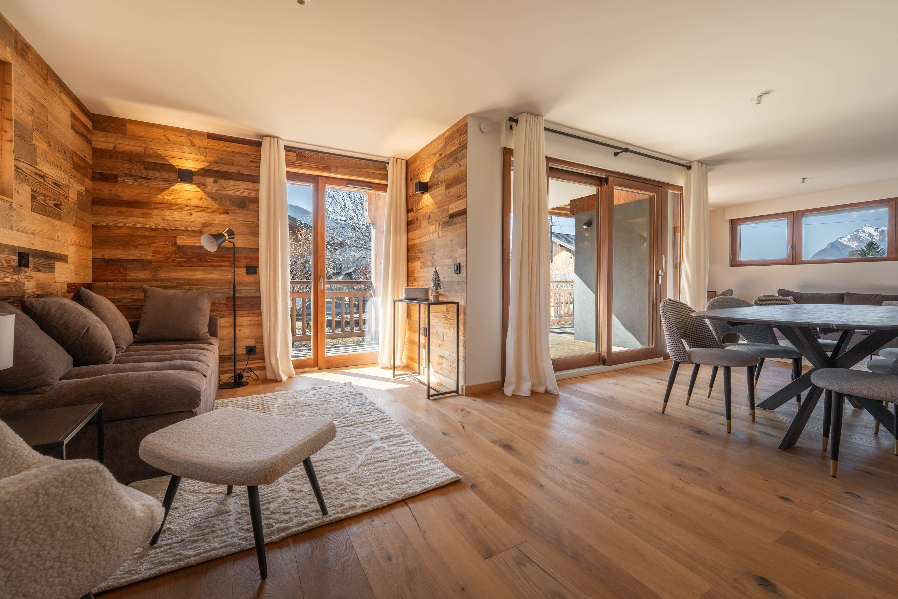 Nuovo appartamento di lusso con giardino nel villaggio di Samoëns
