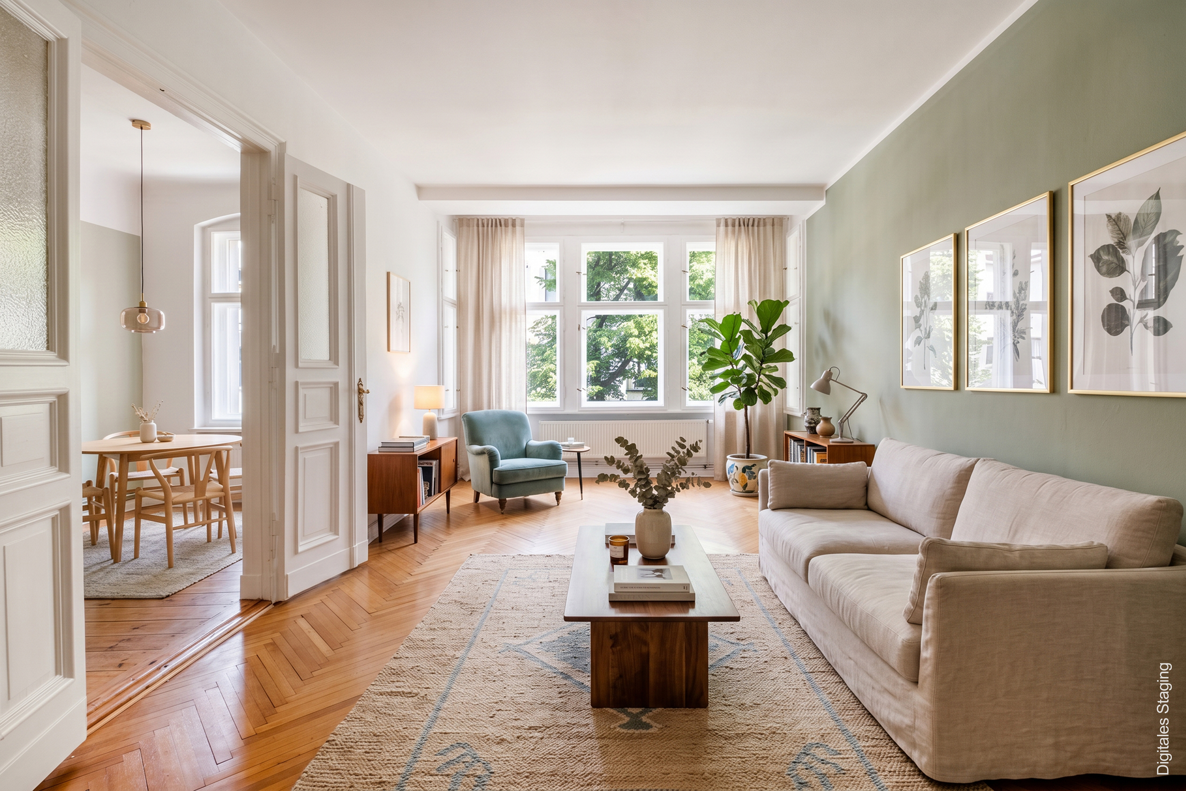 Stylish period charm with loggia in the heart of Neukölln
