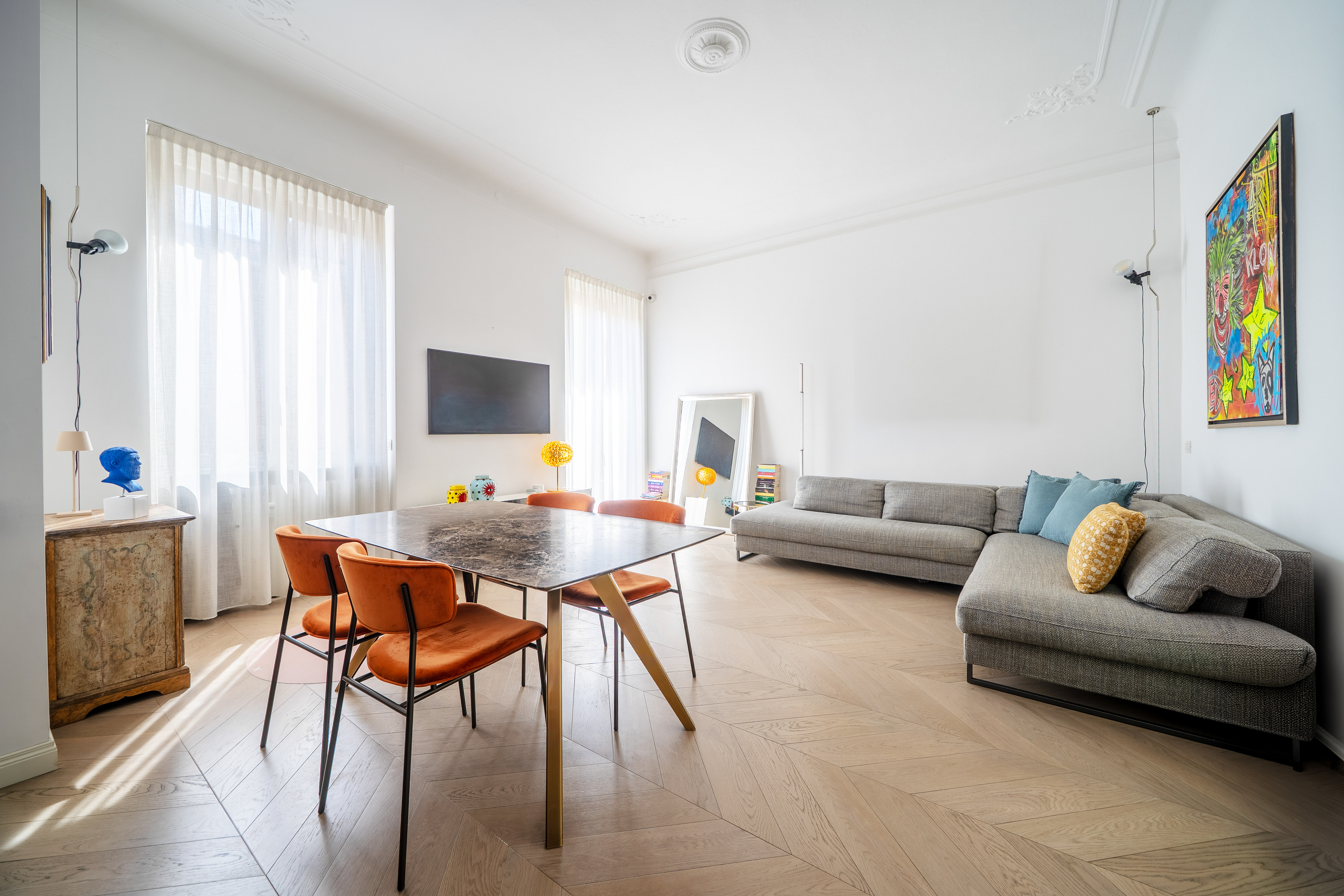 Delightful renovated apartment
in viale Romagna