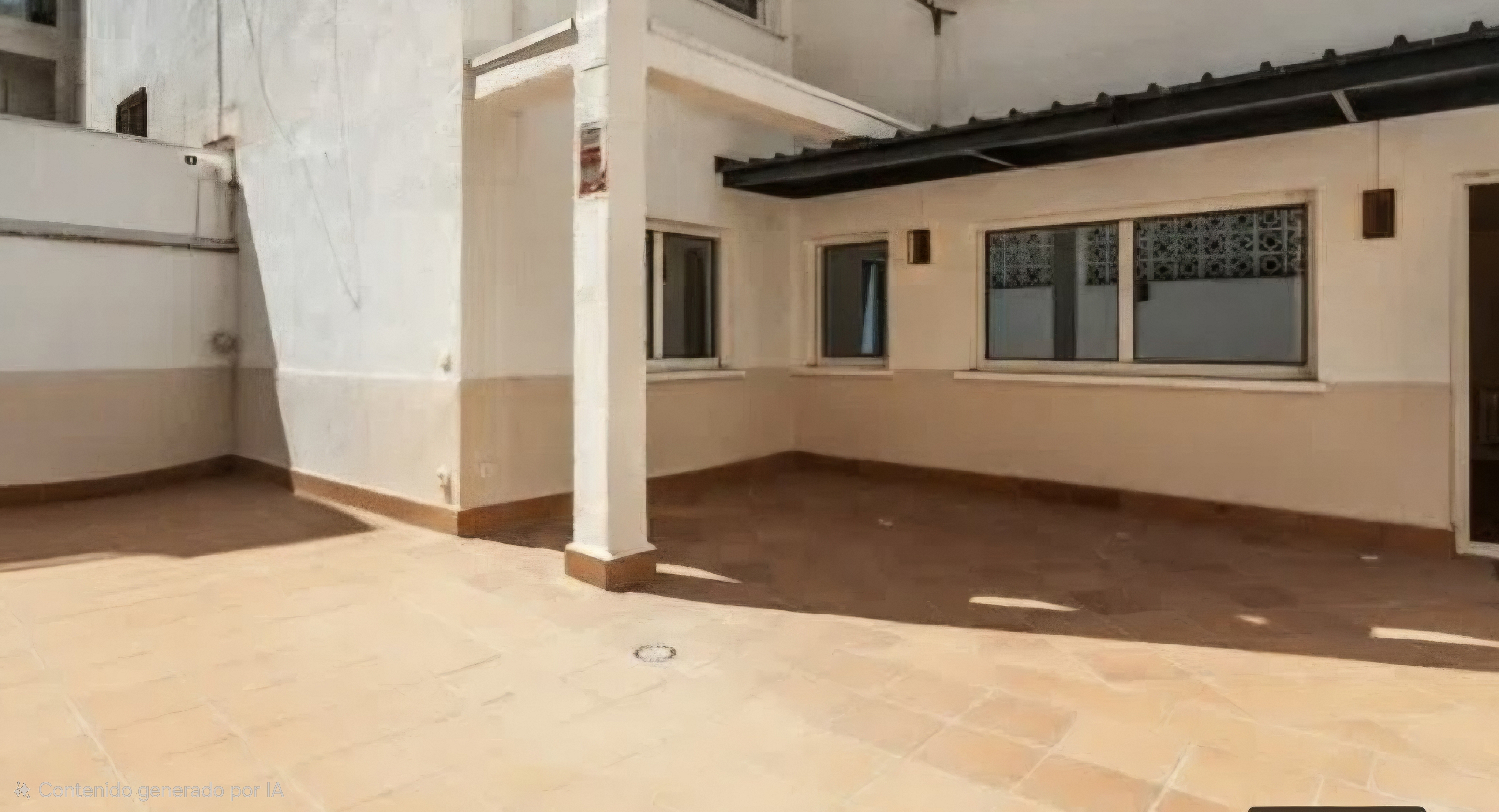 Brand-new home with a pleasant private patio