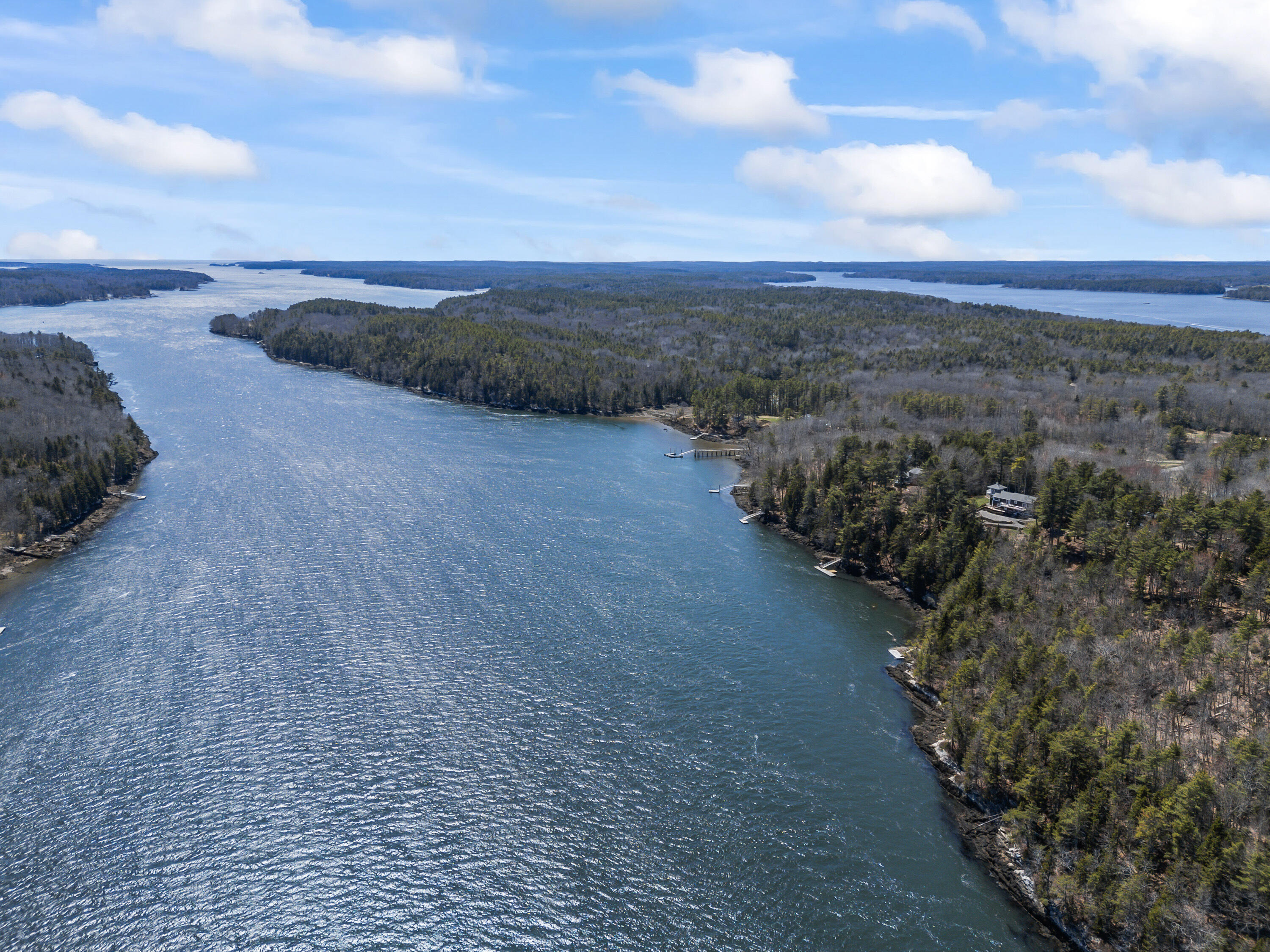 Coastal Island Estate with Deep-Water Dock & Guest Cottage