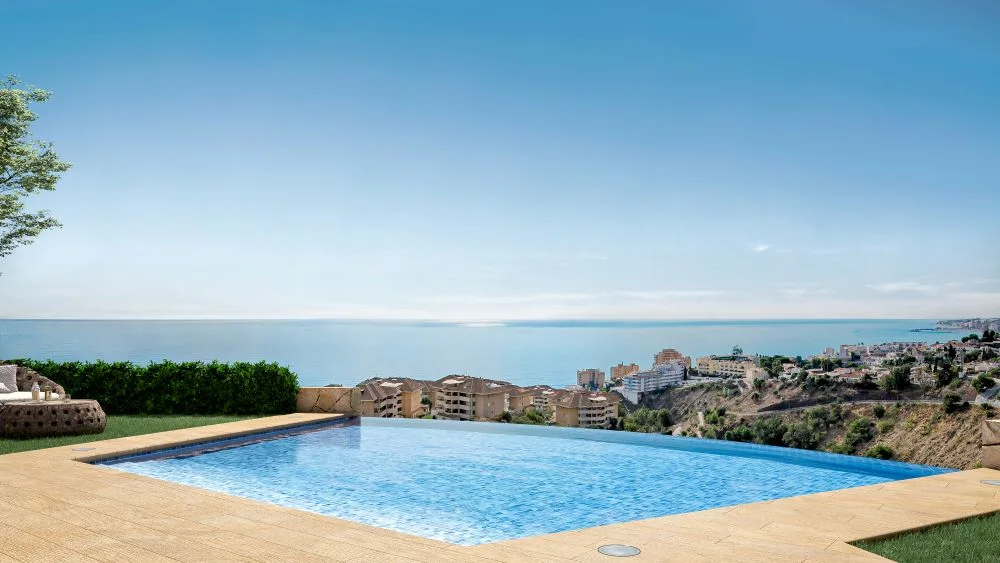 Moderna villa sostenible con piscina privada