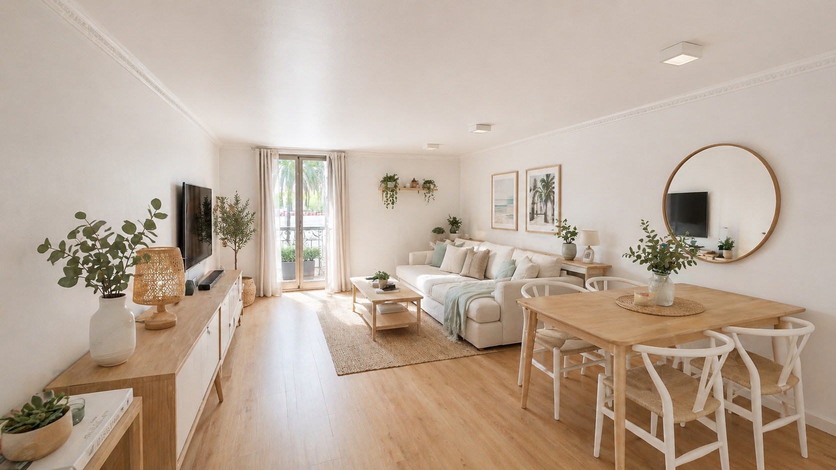 Nice loft in front of the harbour of Barcelona