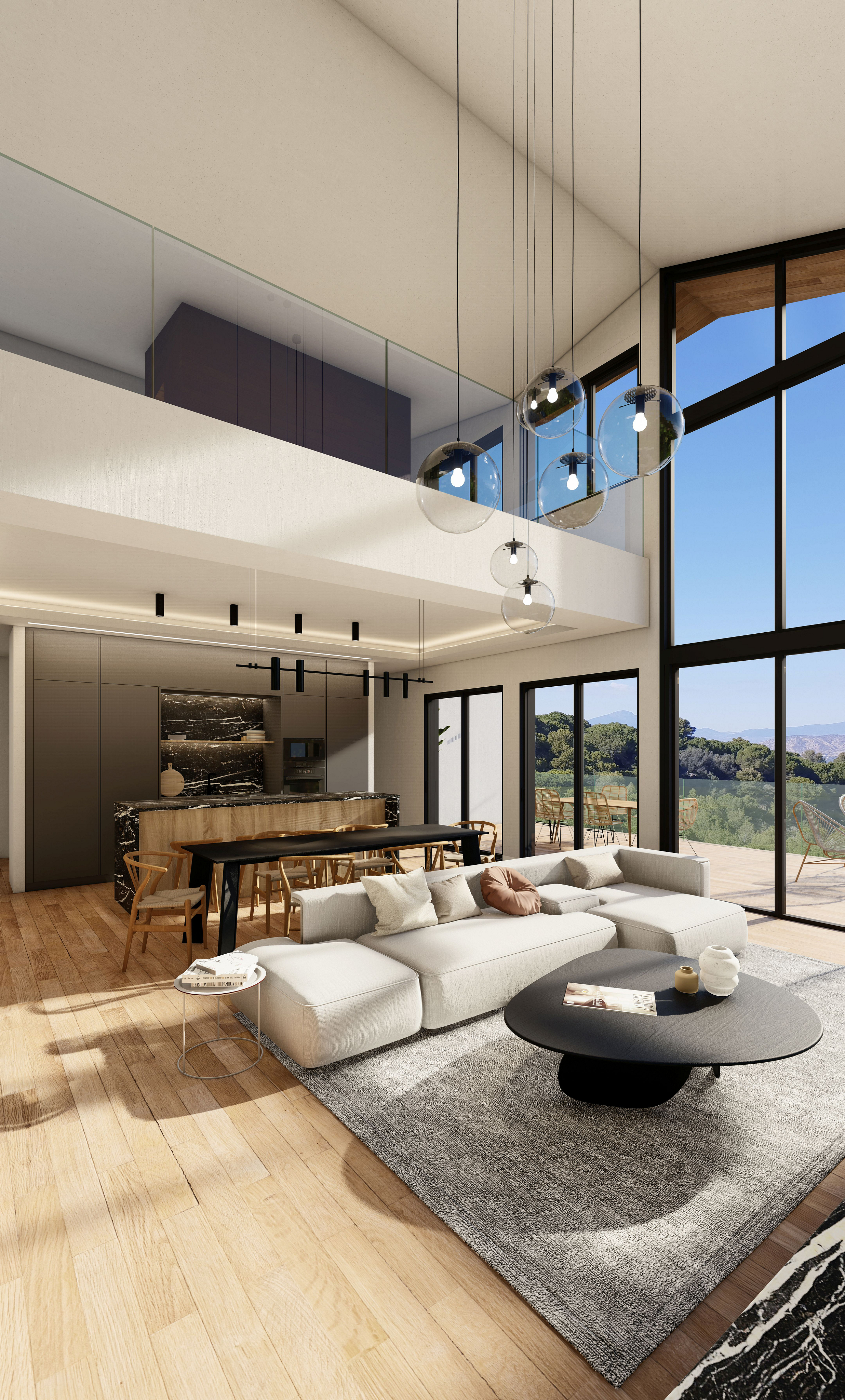 Plot with approved project and building permit in a unique location in Pinos de Alhaurín