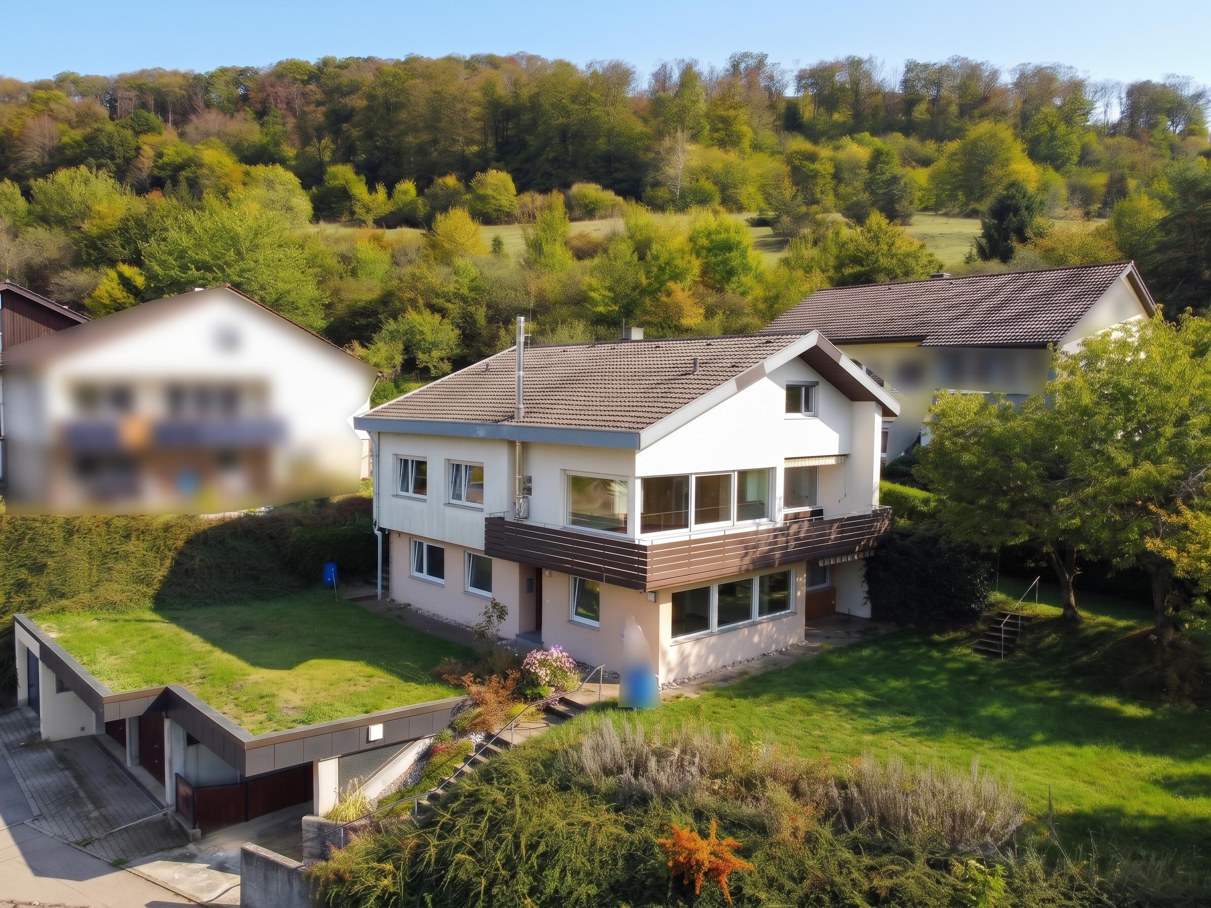 MFH mit Weitblick in bevorzugter Hanglage von Oberkochen [AI-modified]