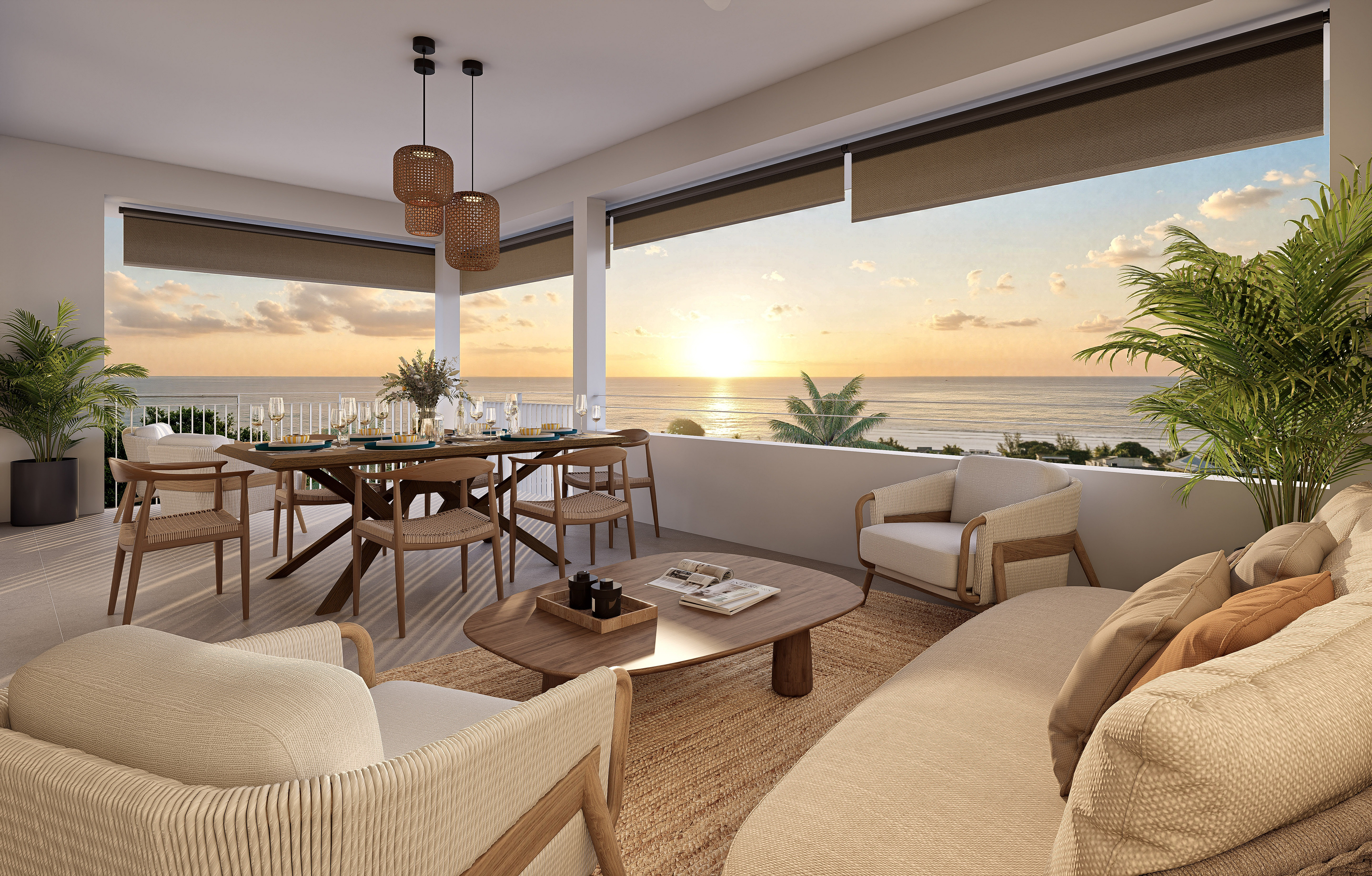 Elegant 3-Bedroom Apartment with Panoramic Views