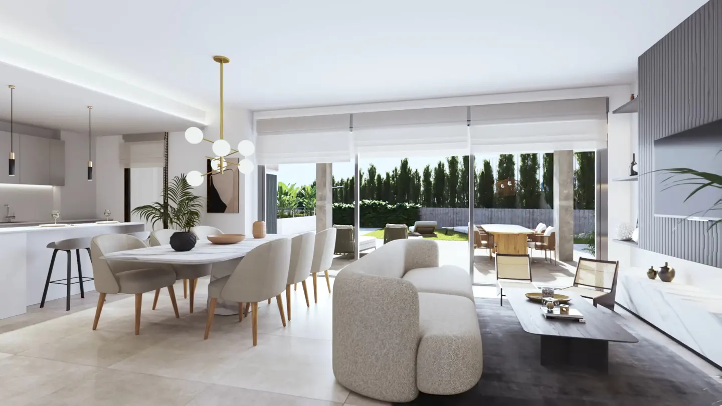 Nowoczesne apartamenty w stylu resortowym z panoramicznym widokiem na morze w Altos de Los Monteros