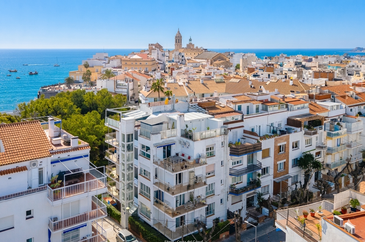 Ático con encanto, terraza y vistas – Playa de San Sebastián, Sitges