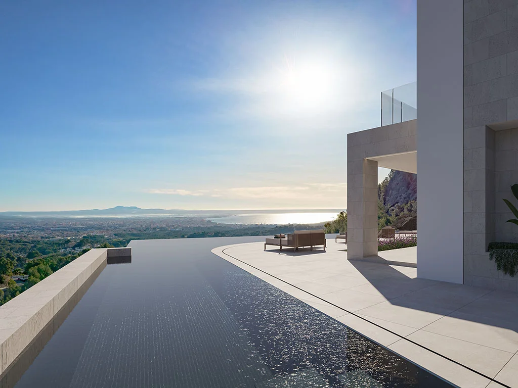 Einmalige Villa mit Meerblick im Bau in Son Vida