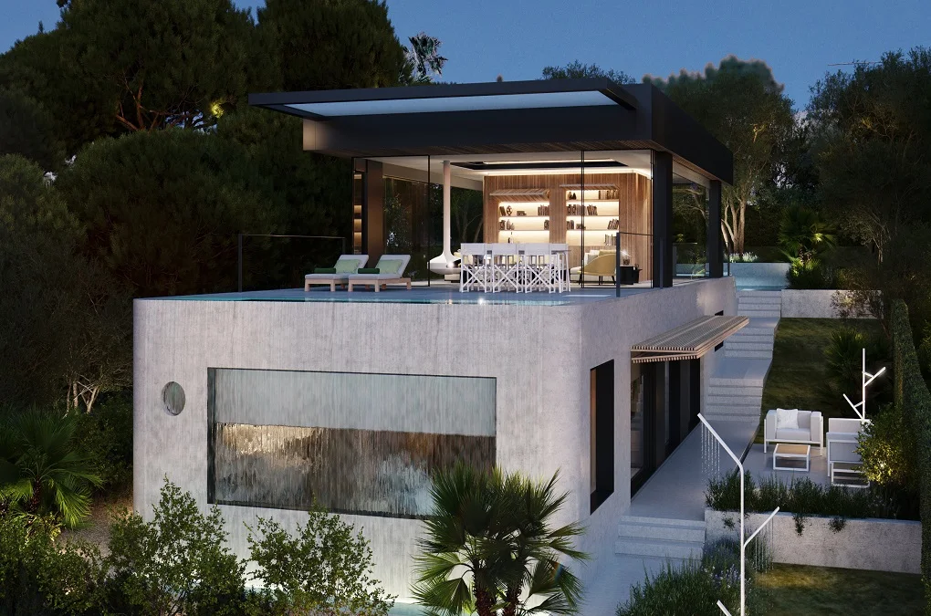 Unique designer villa in first sea line near Porto Cristo