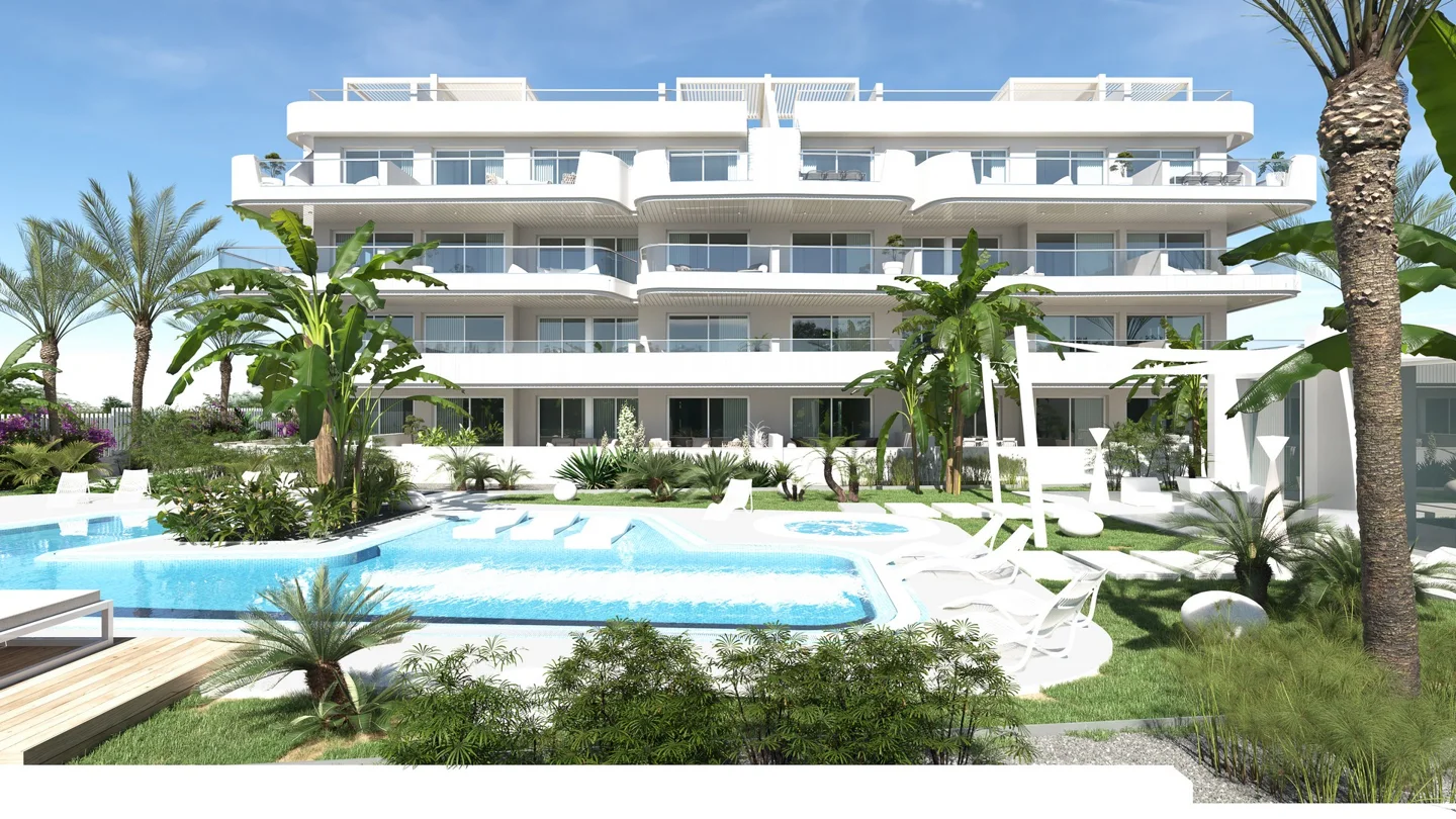 Apartamentos de lujo de obra nueva en Lomas de Cabo Roig