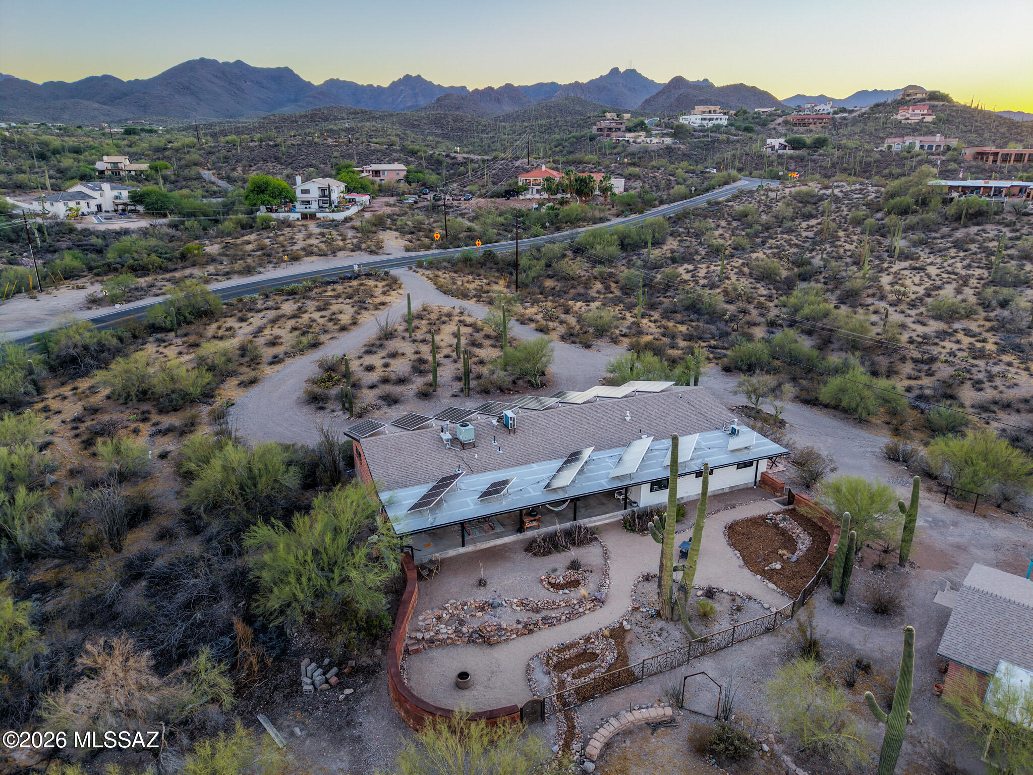 Private Desert Retreat on 3.21 acres with breathtaking moun