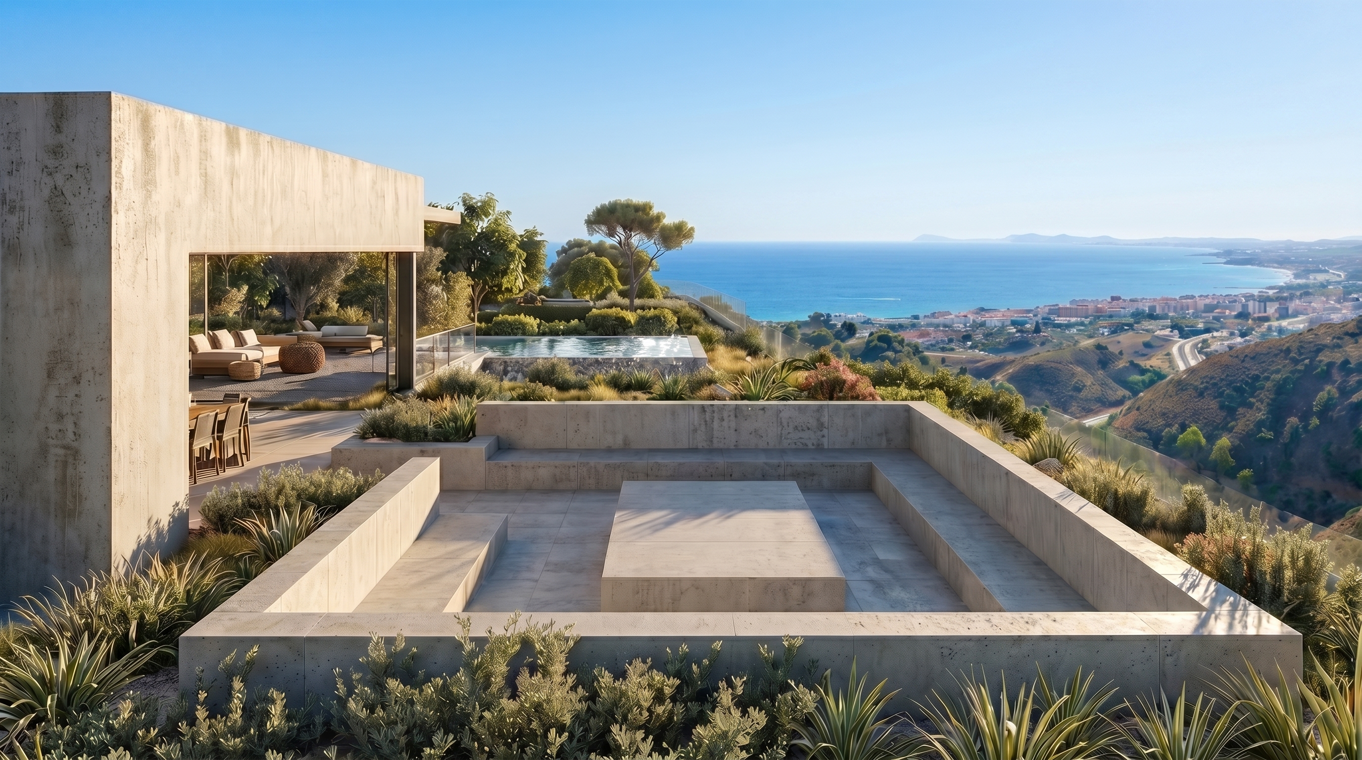 Moderne Designer-Villa ab Plan in Altos de los Monteros