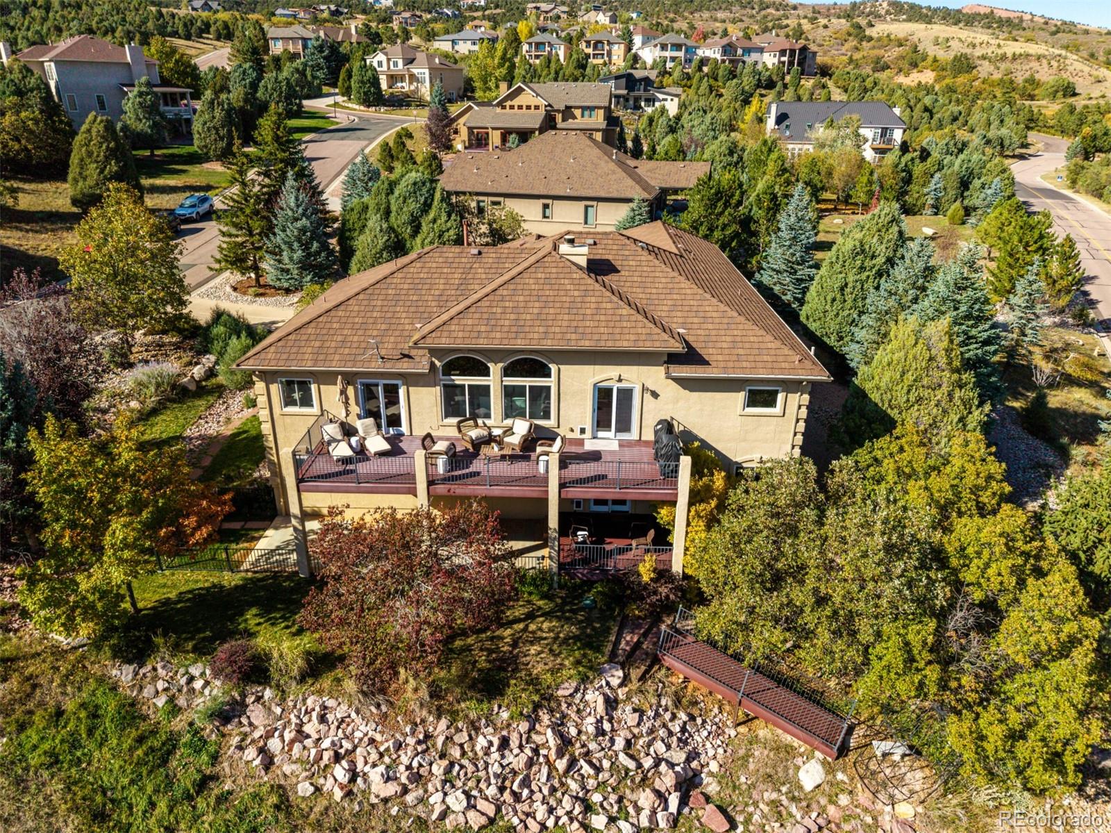 Pikes Peak Views in Gated Cedar Heights