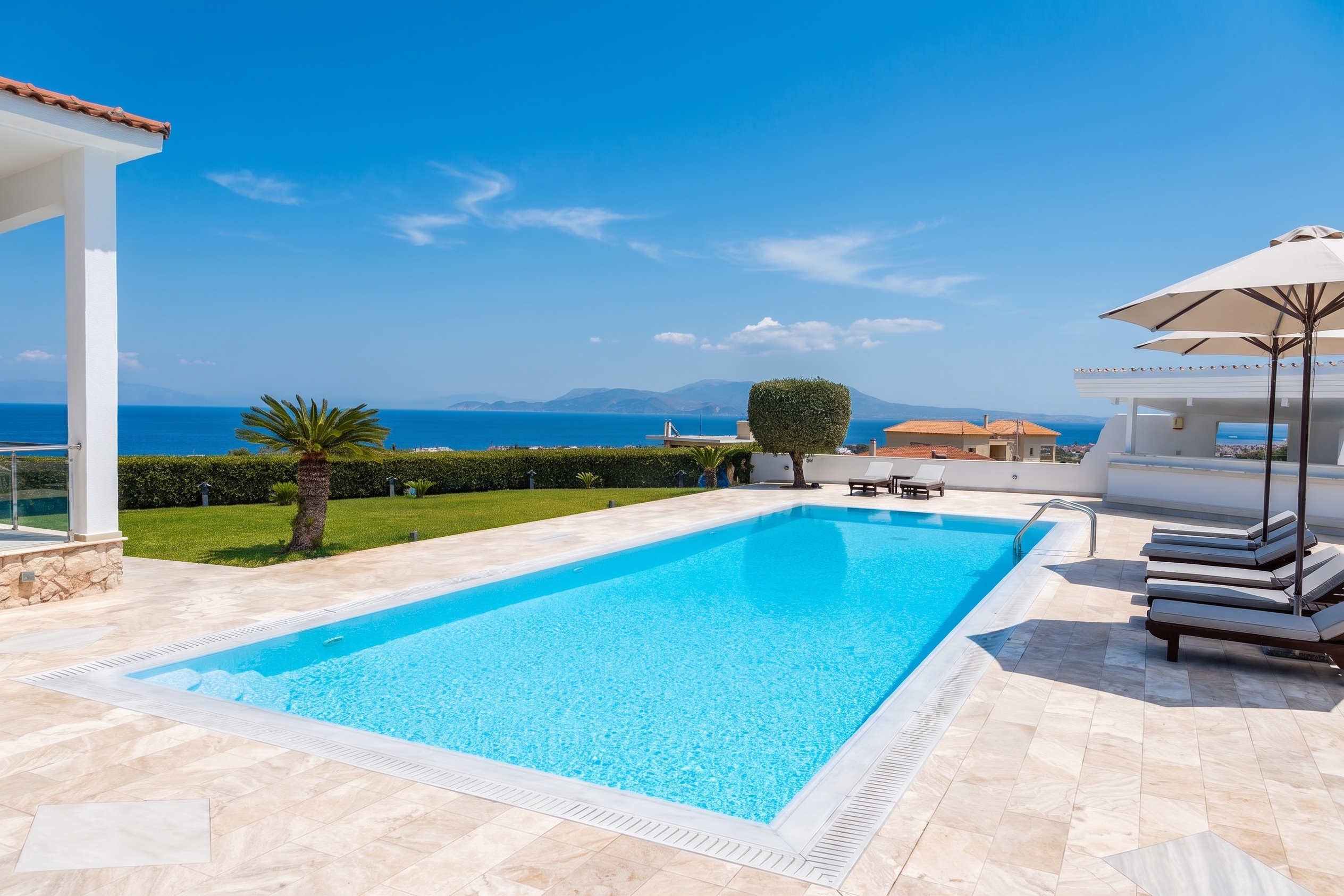 Fully renovated 190 sq.m. residence with 4 bedrooms & panoramic views in Kato Diminio, Korinthia [AI-modified]