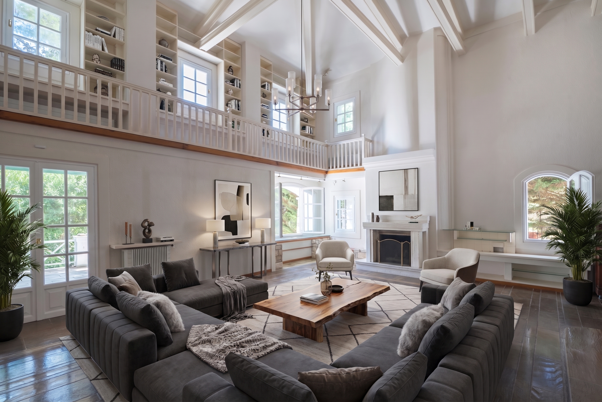 Aristocratic 350 sq m stone villa with panoramic views
