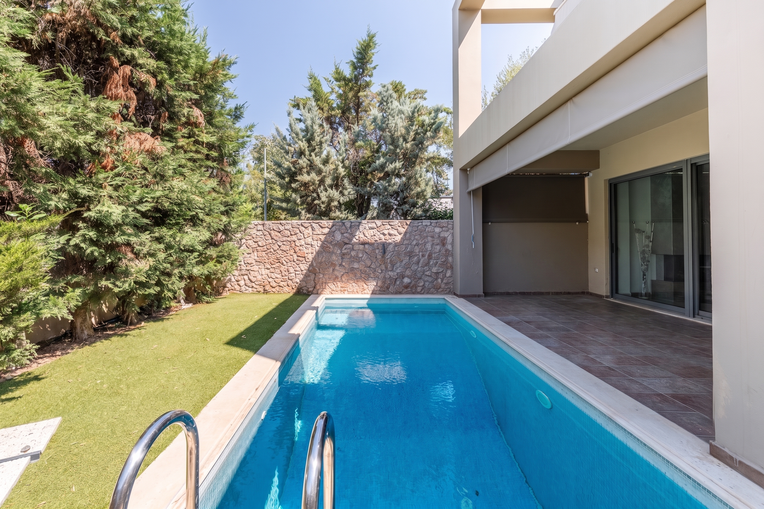 Elegant maisonette with private pool & garden in Kifisia [AI-modified]