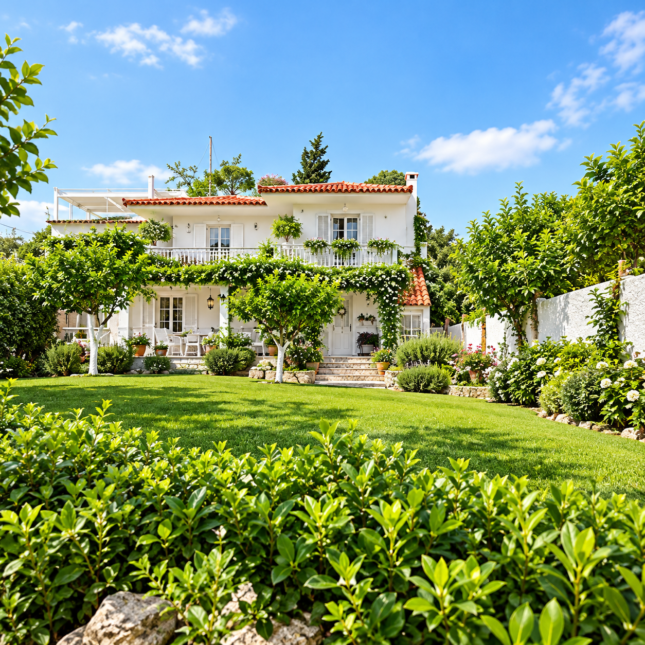 Two independent houses in Koropi on a plot of 700 sq.m.
