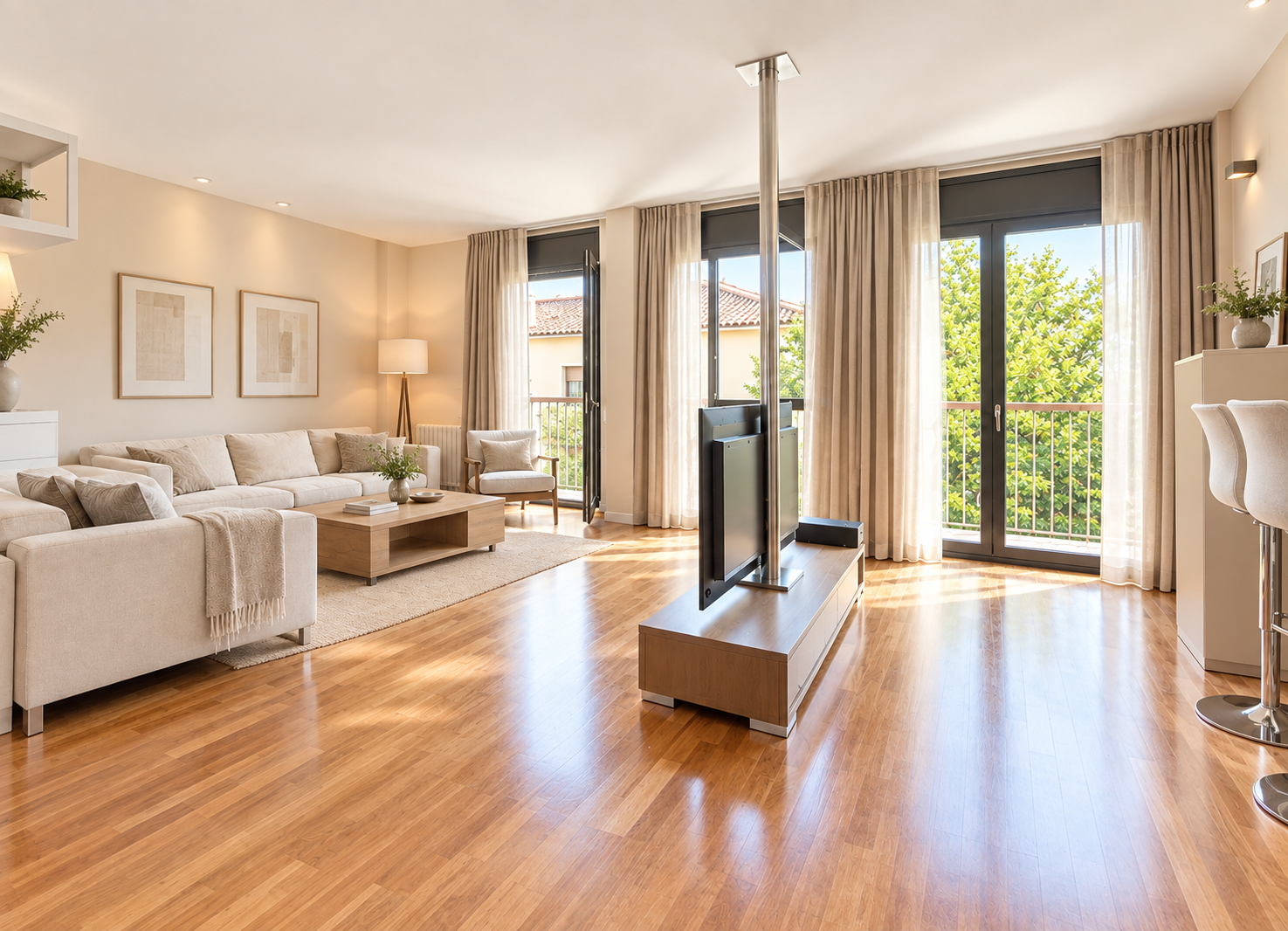 Spacious, bright apartment in the heart of Sant Just