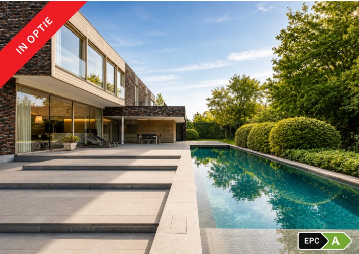 Modern villa with pool and sauna in a serene prime location