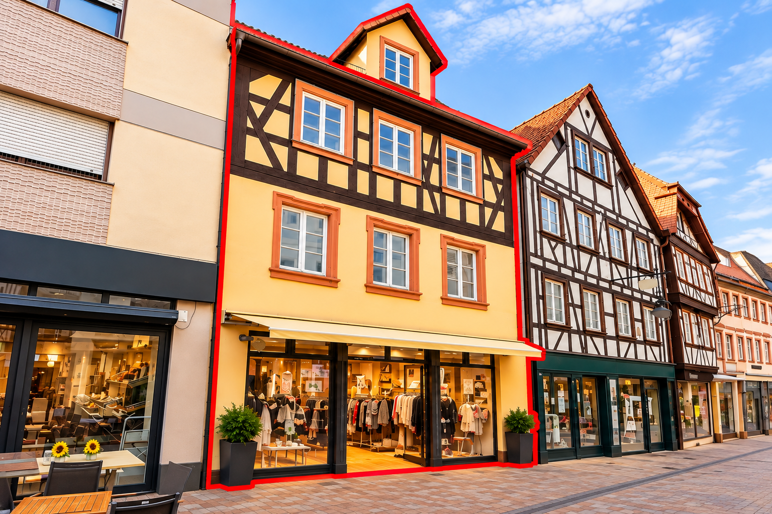 Attraktive Gewerbefläche in zentraler Innenstadtlage: ca. 200 m² Verkaufs- und Lagerfläche!