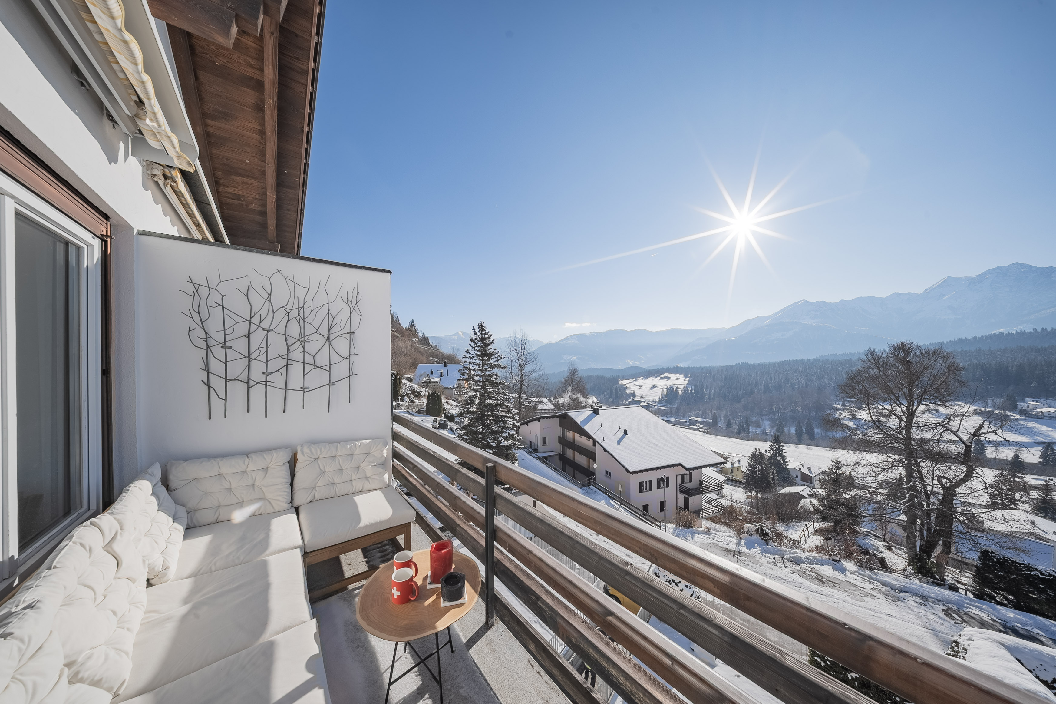 Modern-alpiner Logenplatz mit Fernsicht