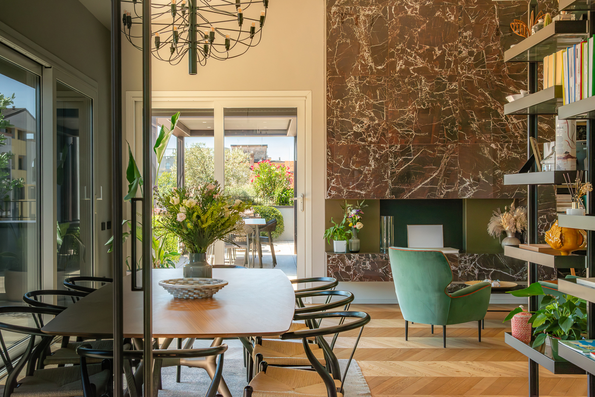 Elegante e luminoso attico con terrazzi in Porta Romana