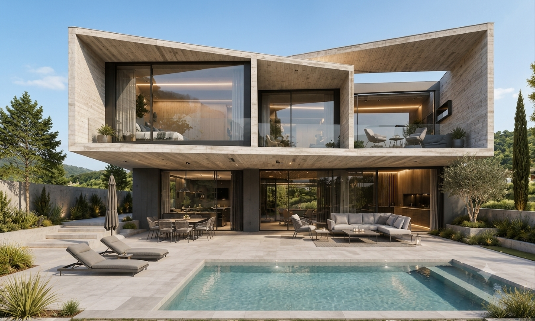 Projekt: Zeitgenössische mediterrane Villa in Manilva
