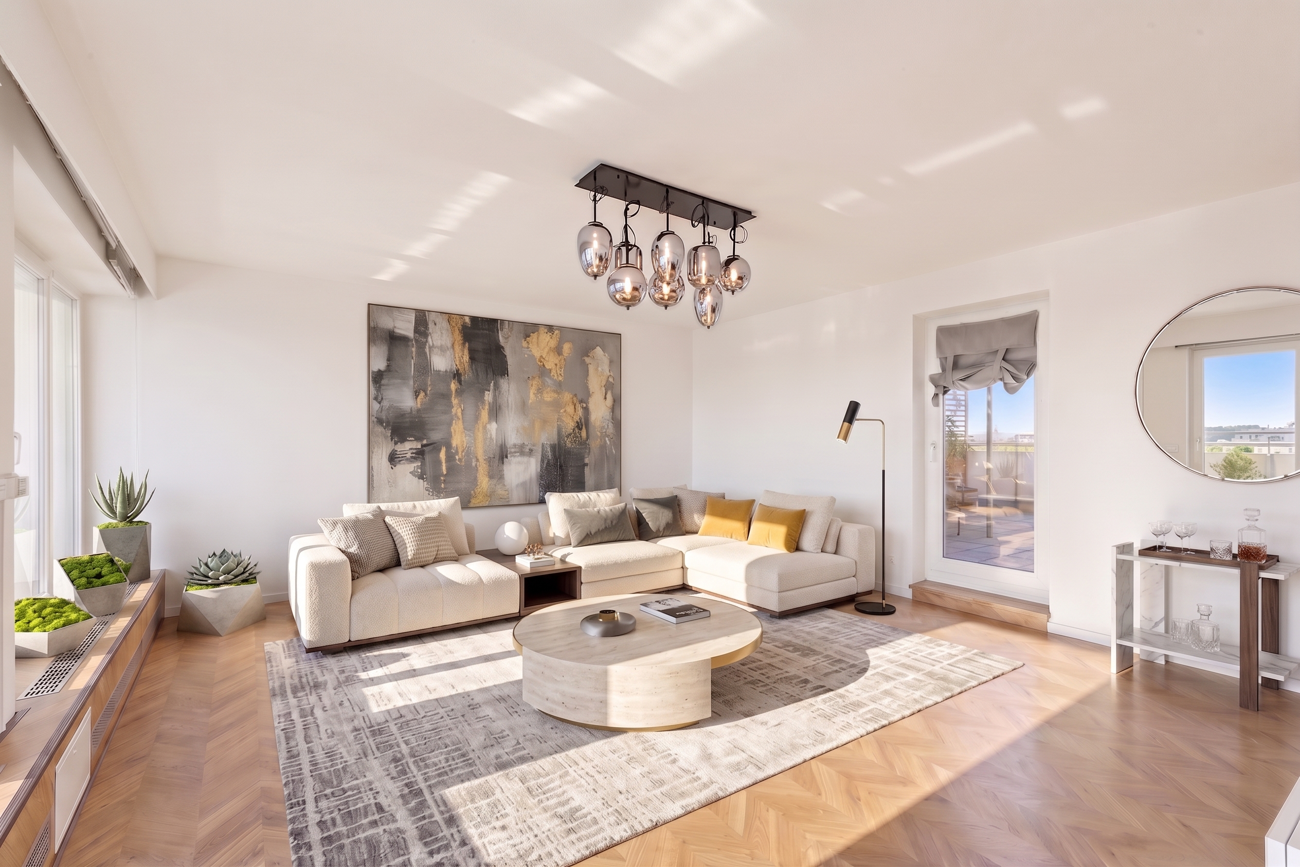 Exclusive 4.5-room apartment with two stunning rooftop terraces